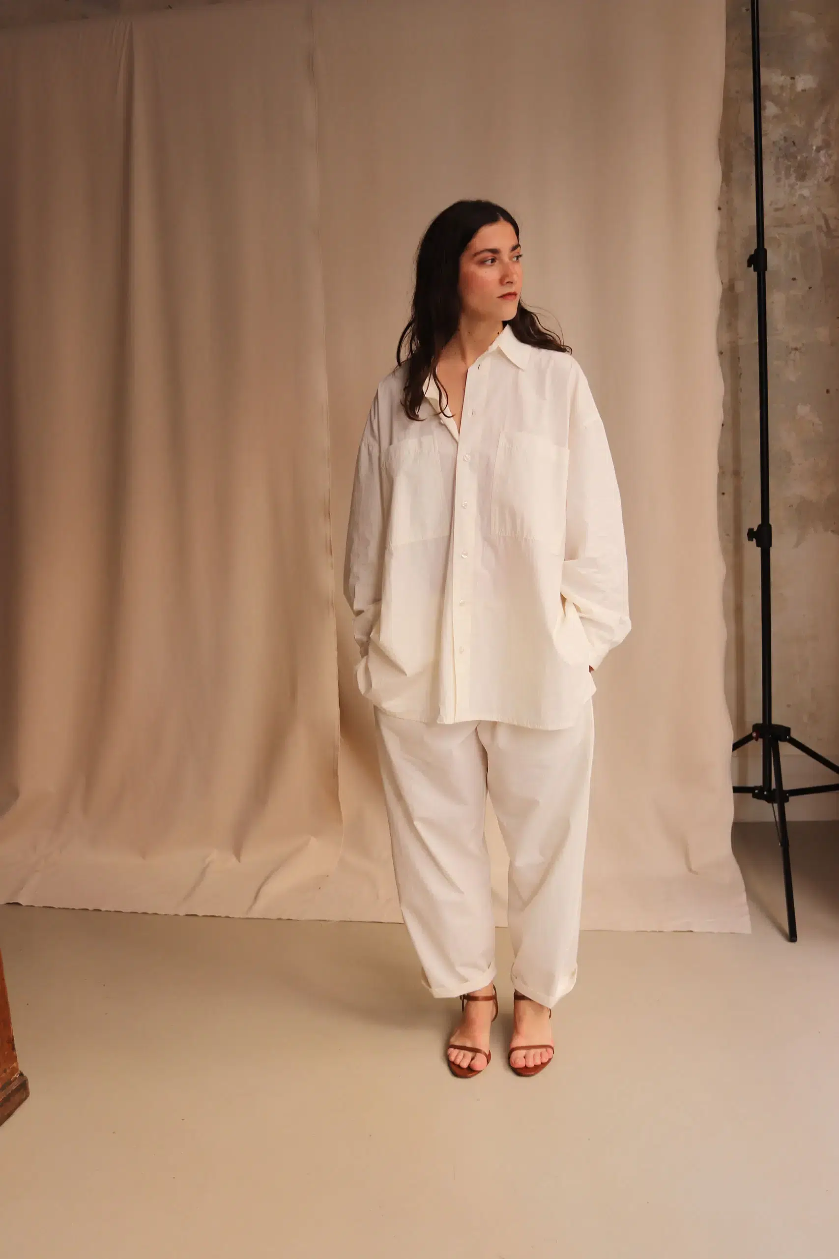 Maud Vanden Beussche - Poplin Shirt - Ivory