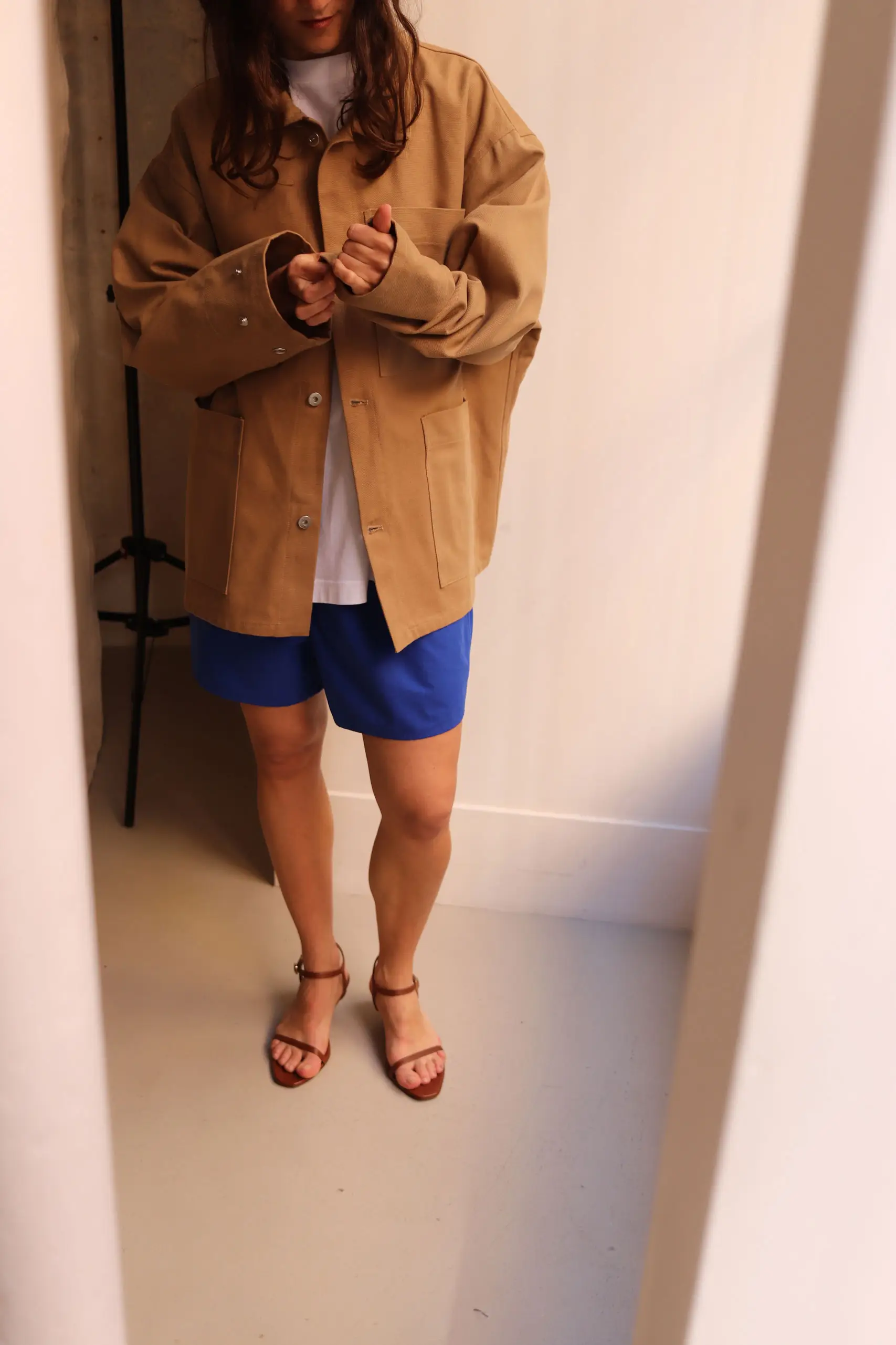 Maud Vanden Beussche - Canvas Jacket N04 - Tobacco