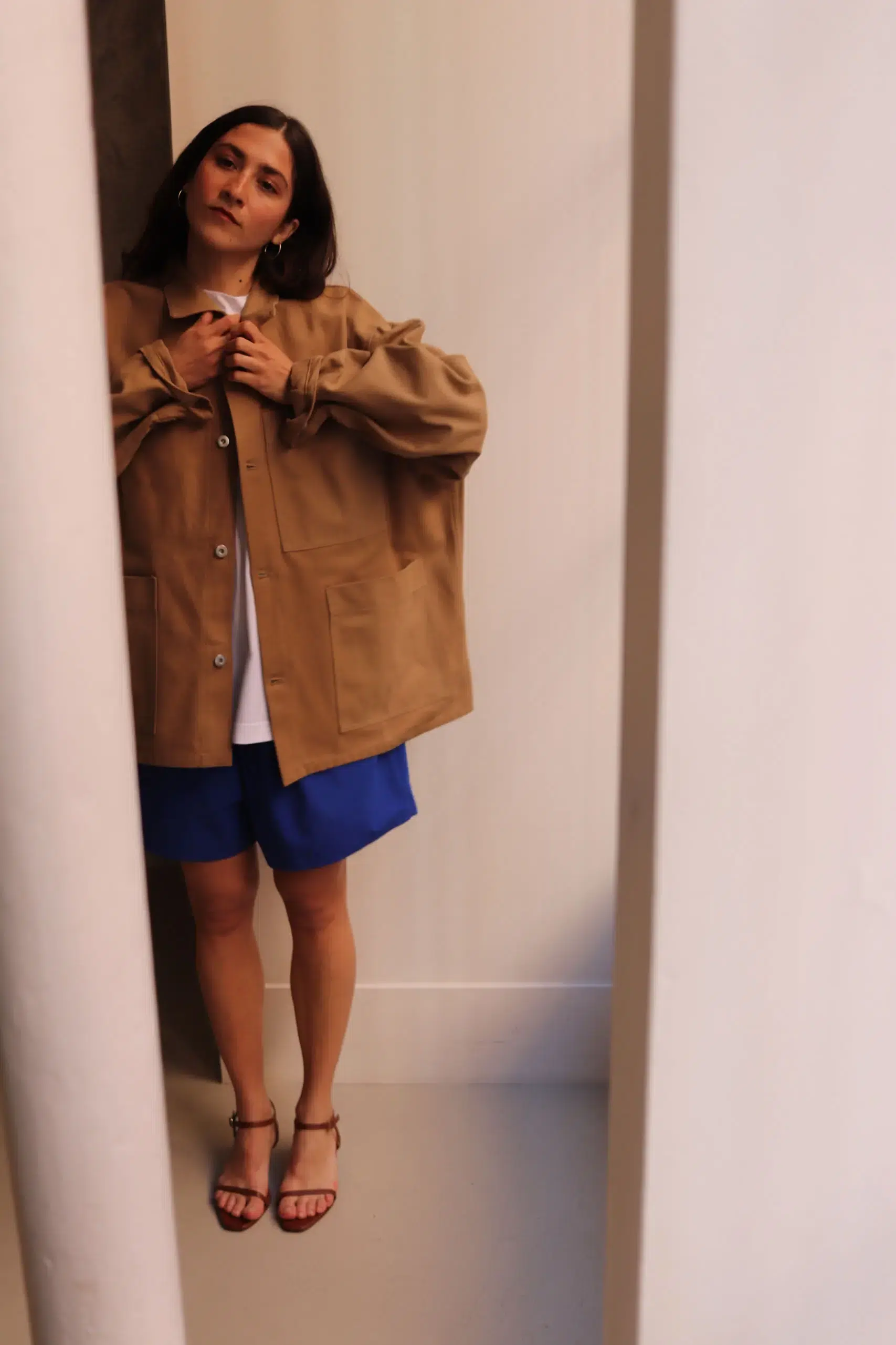 Maud Vanden Beussche - Poplin Shorts - Elec Blue