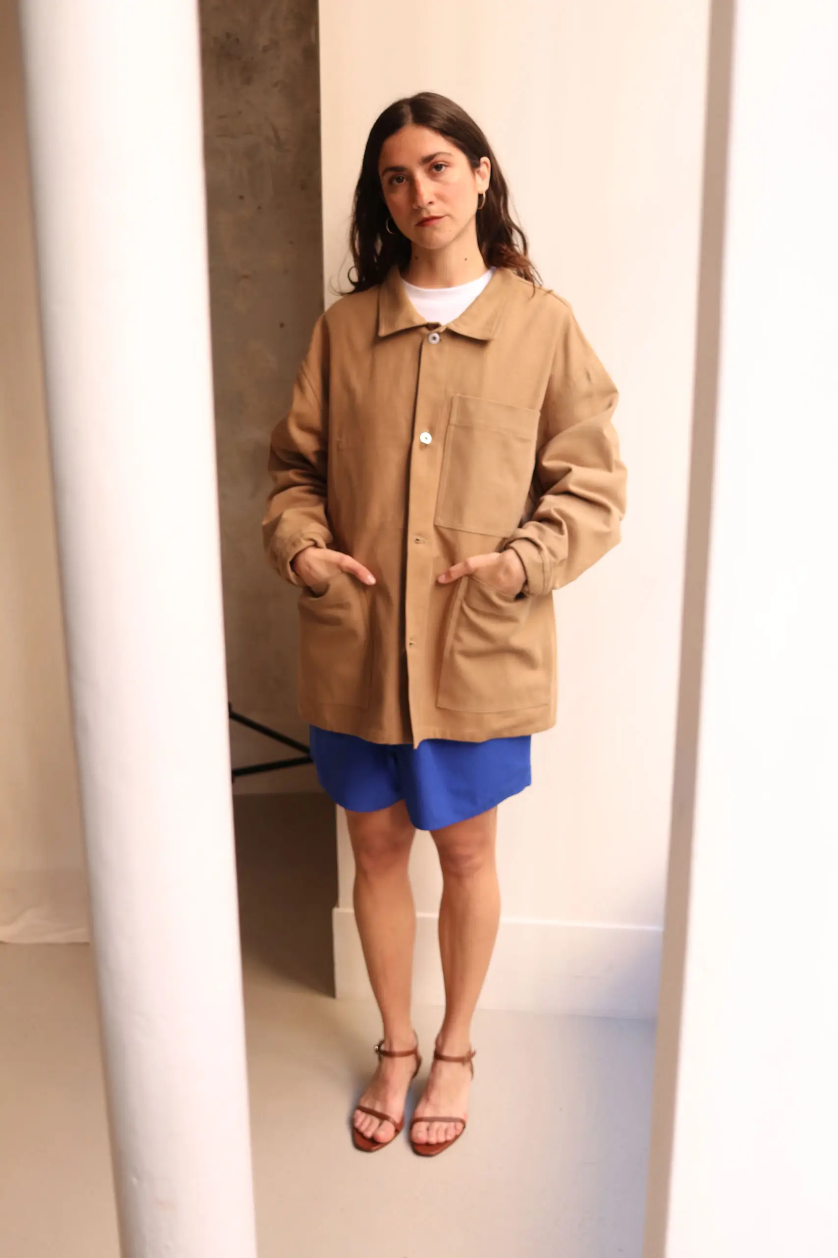 Maud Vanden Beussche - Canvas Jacket N04 - Tobacco