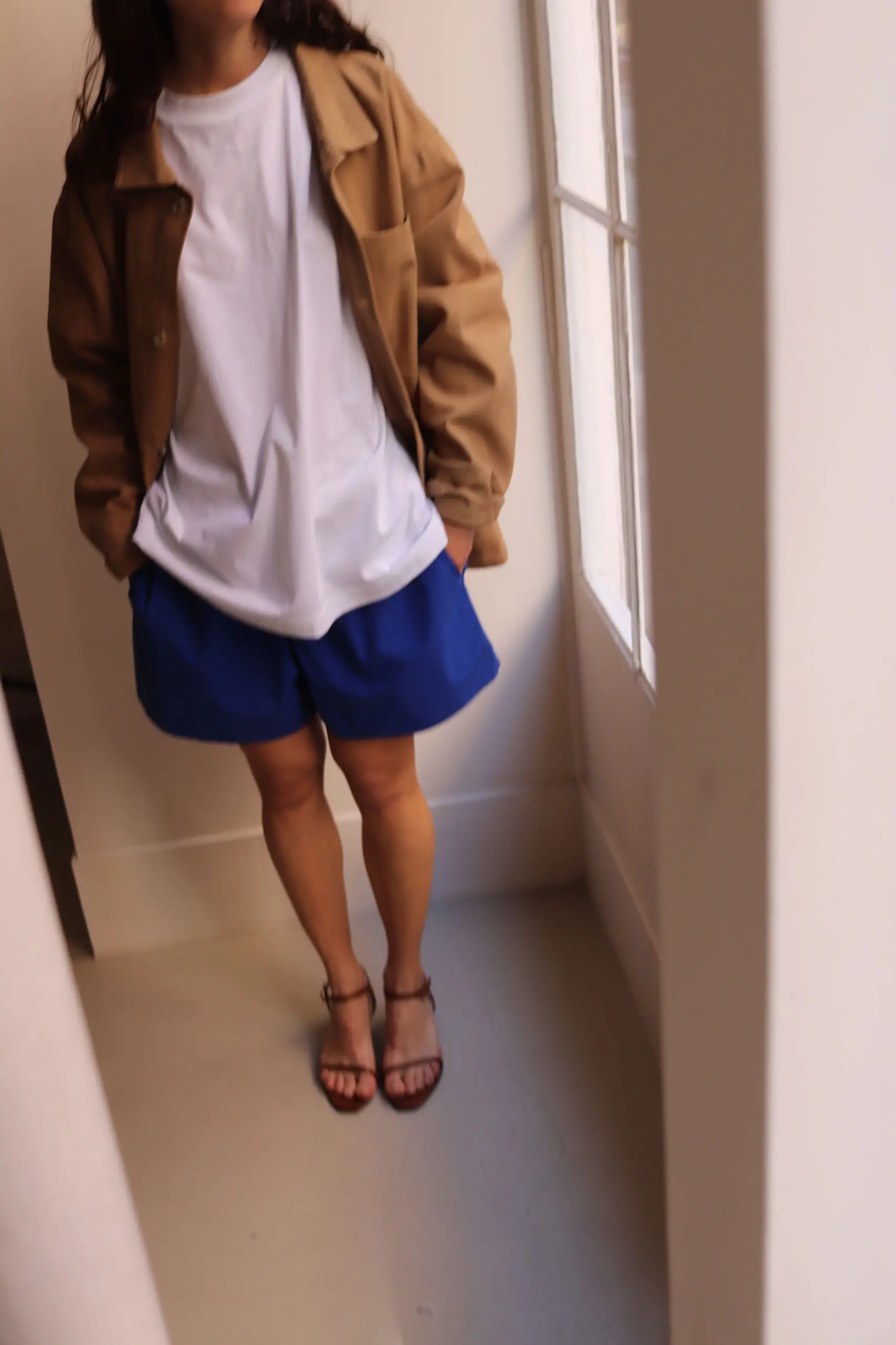 Maud Vanden Beussche - Poplin Shorts - Elec Blue