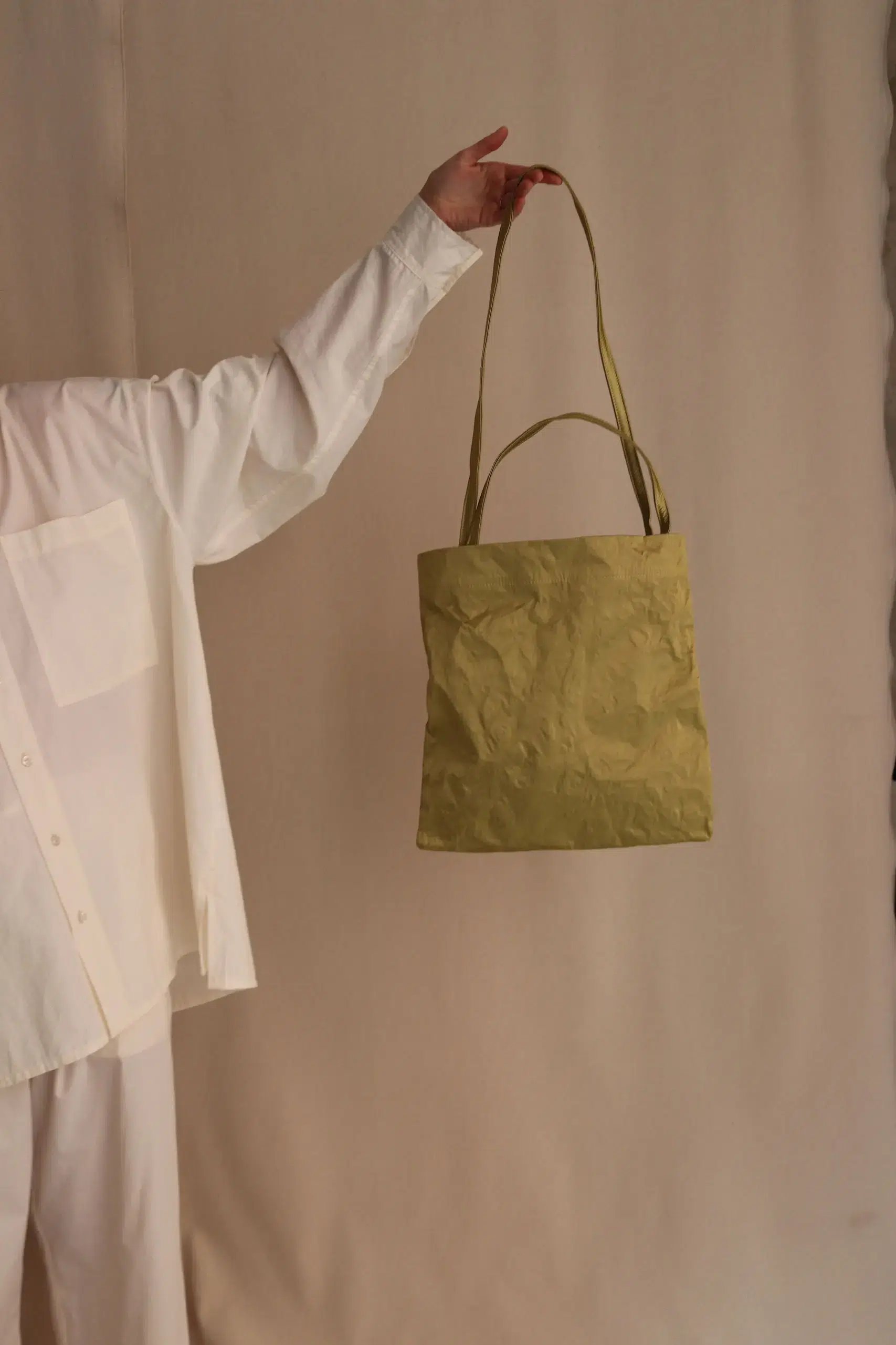 Zilla - SATIN SQUARE BAG - OLIVEGOLD