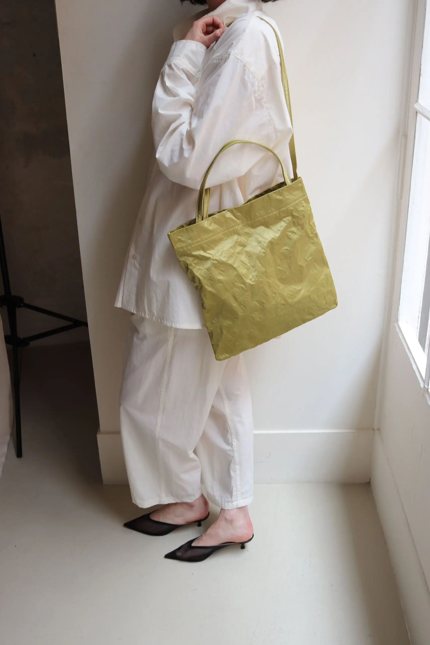 Zilla - SATIN SQUARE BAG - OLIVEGOLD