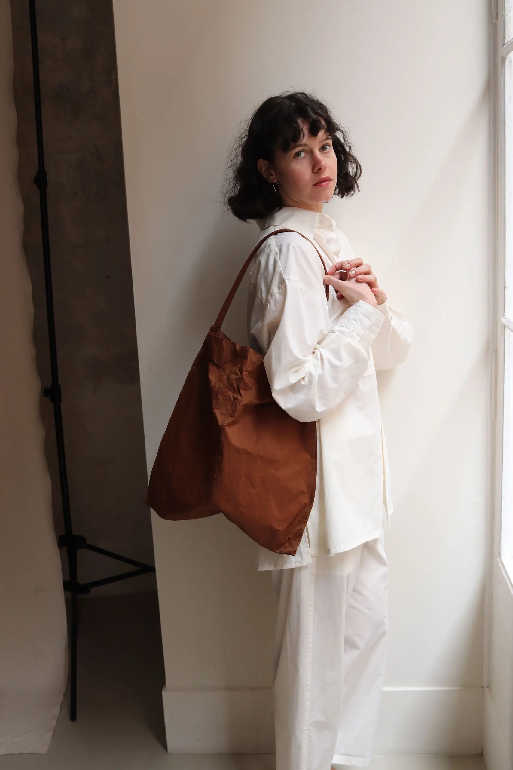 Zilla - NYLON FLAT BAG - CANNELLA