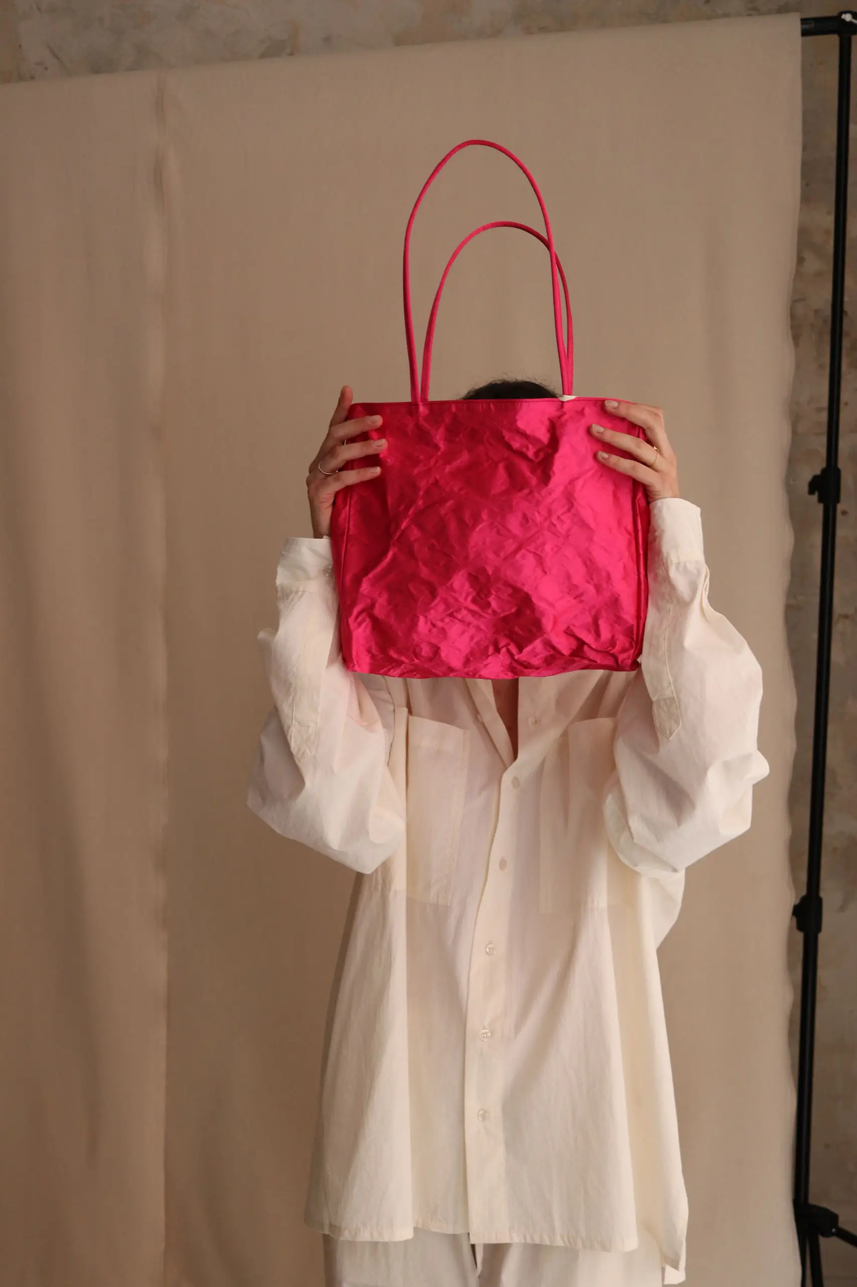 Zilla - SATIN ARIA BAG - FUXIA