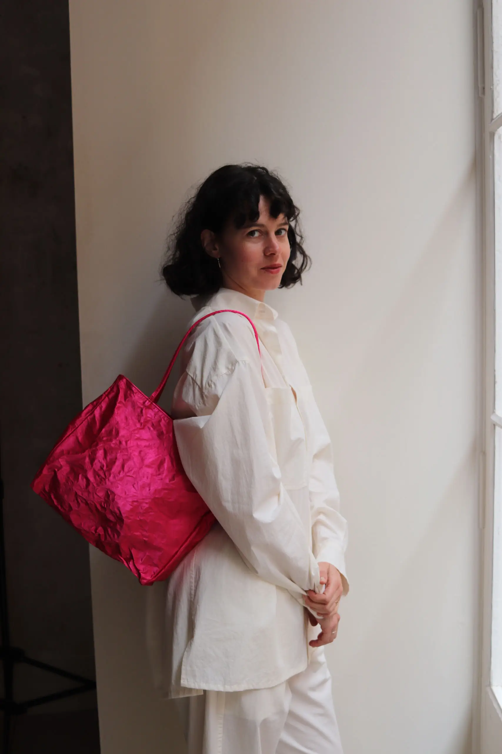 Zilla - SATIN ARIA BAG - FUXIA