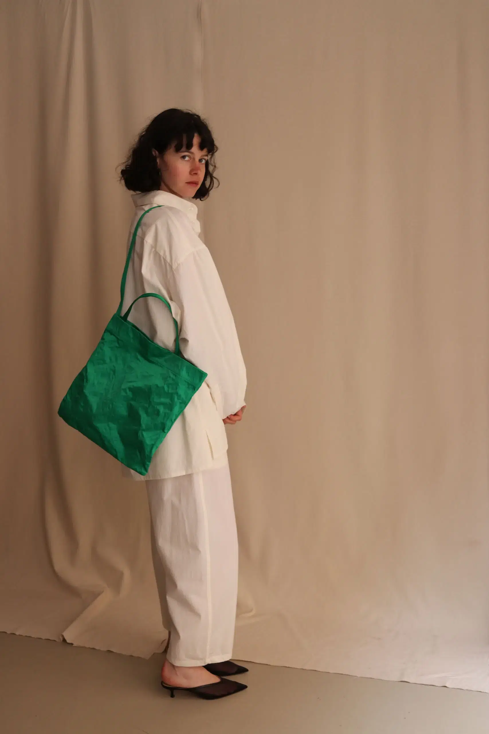 Zilla - SATIN SQUARE BAG - BASILICO