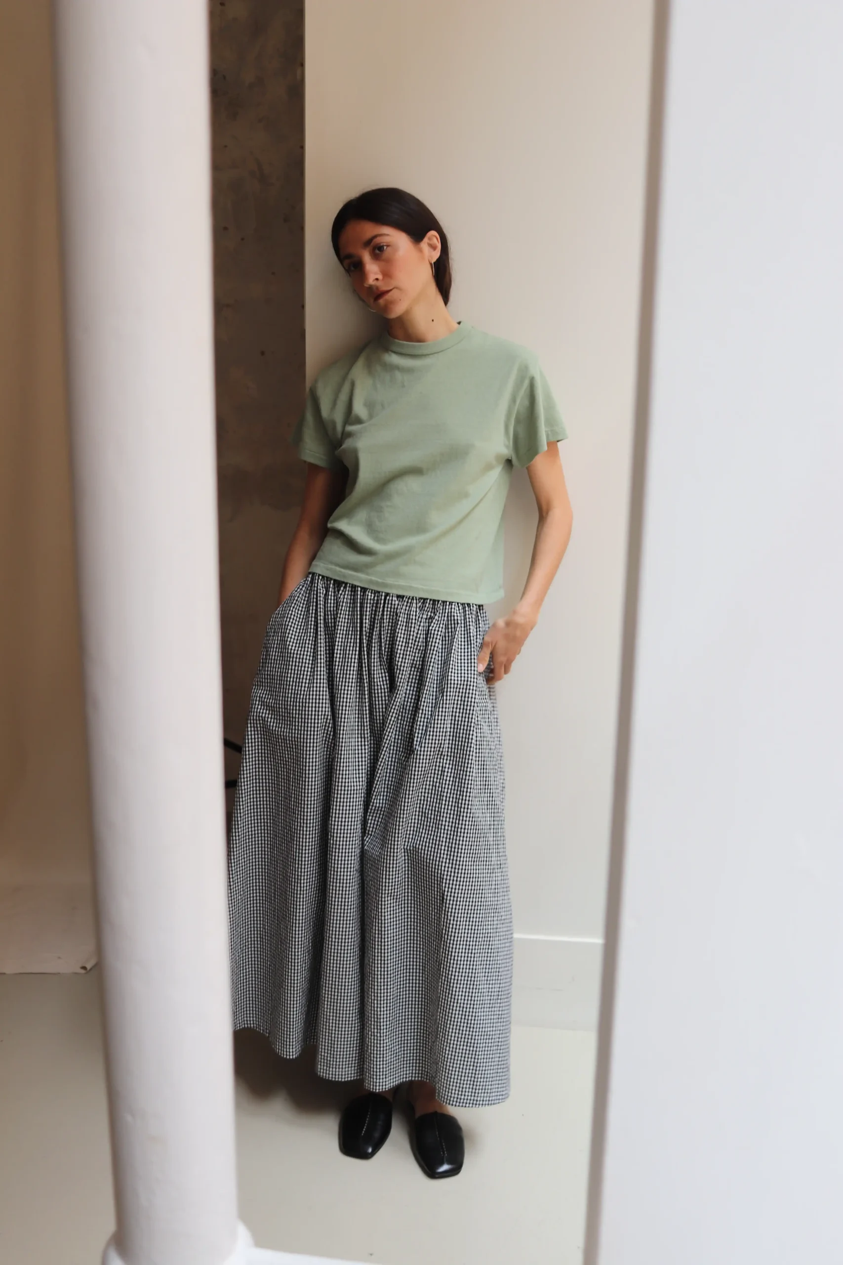 Sunray - Women's Hi'aka SS T-Shirt Ochiwata Recycled Cotton - Green Bay