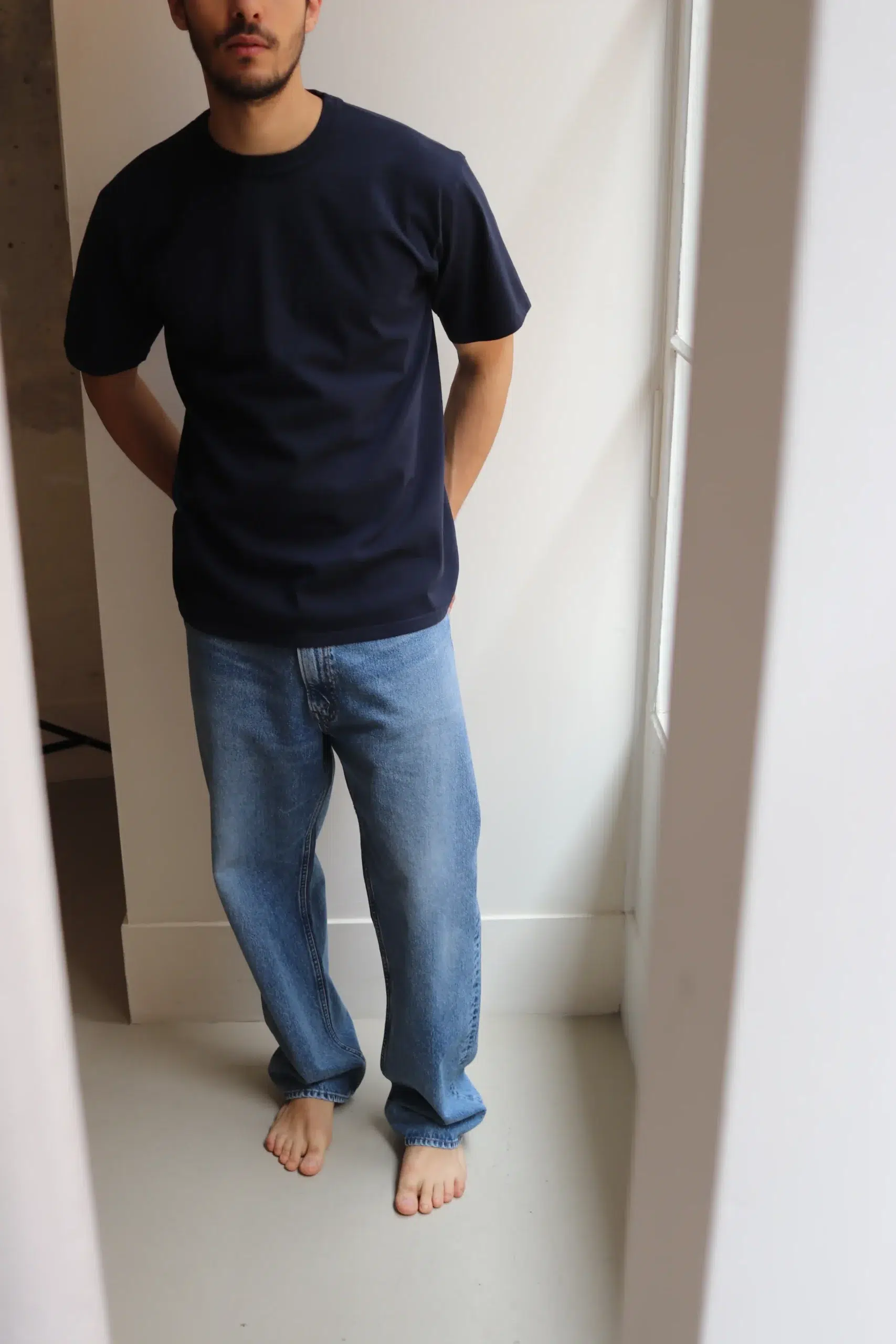 Sunray - Men Makaha SS T-Shirt - Dark Navy