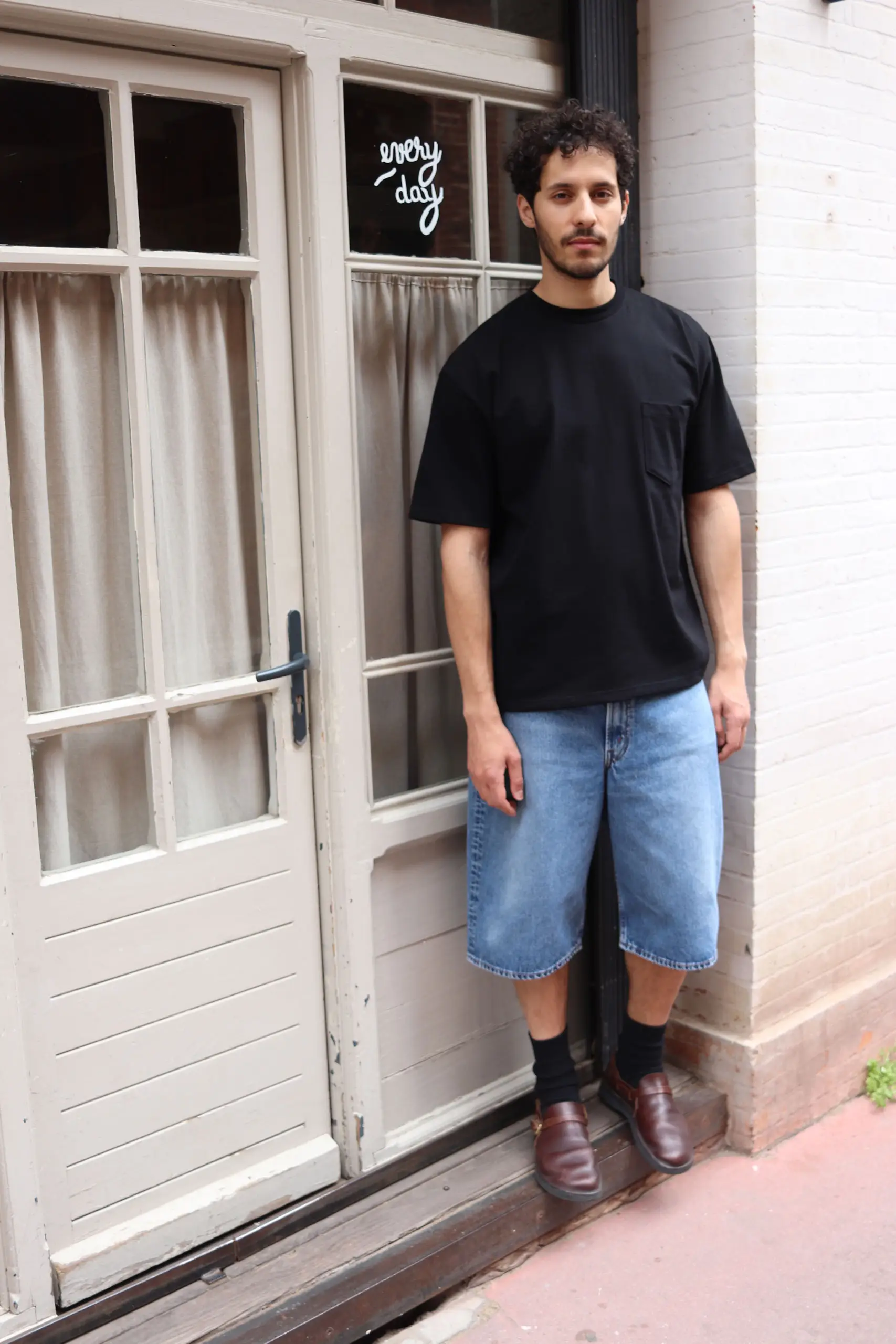 Orslow - SUPER DAD'S FIT SHORTS 01-7100W-95 - DENIM USED