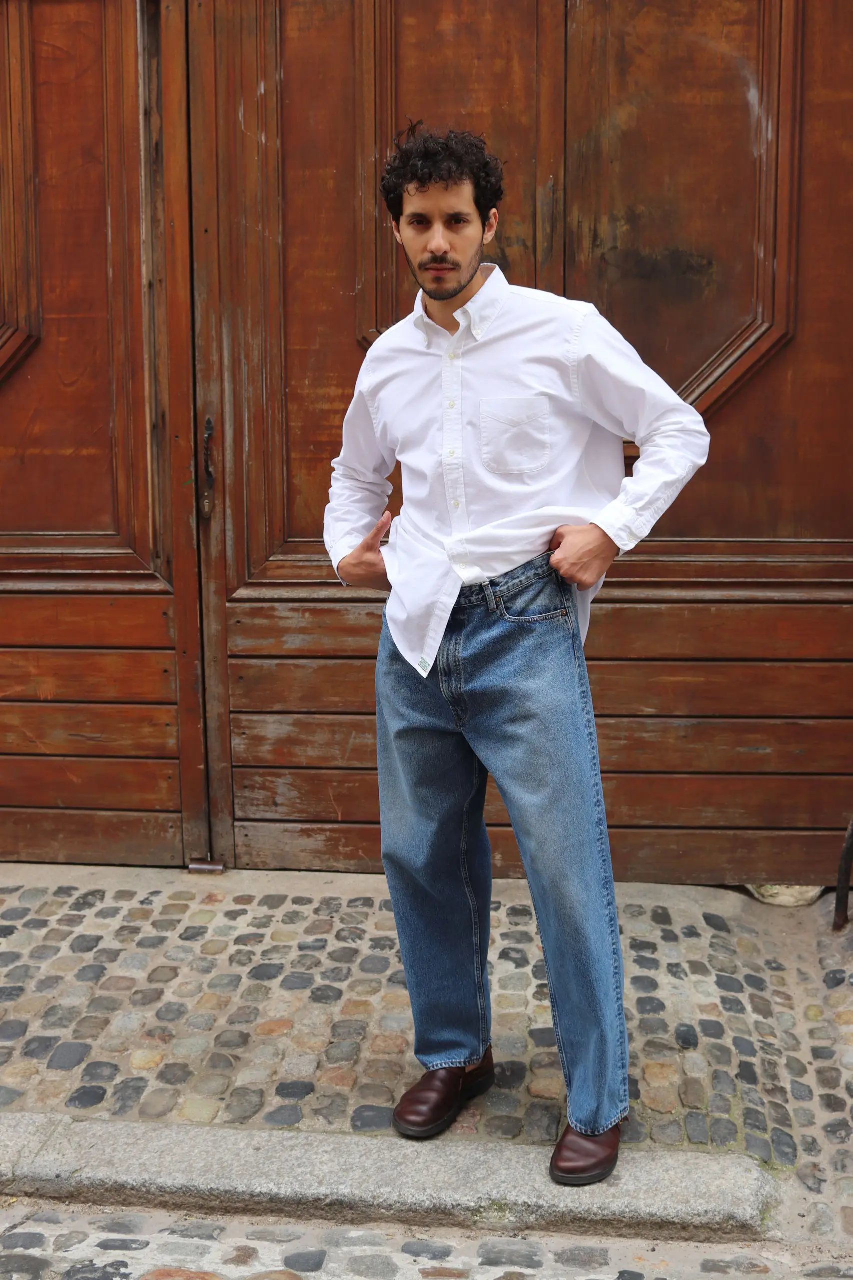 Orslow - OXFORD STANDARD BUTTON DOWN SHIRT 01-8112-69 - WHITE