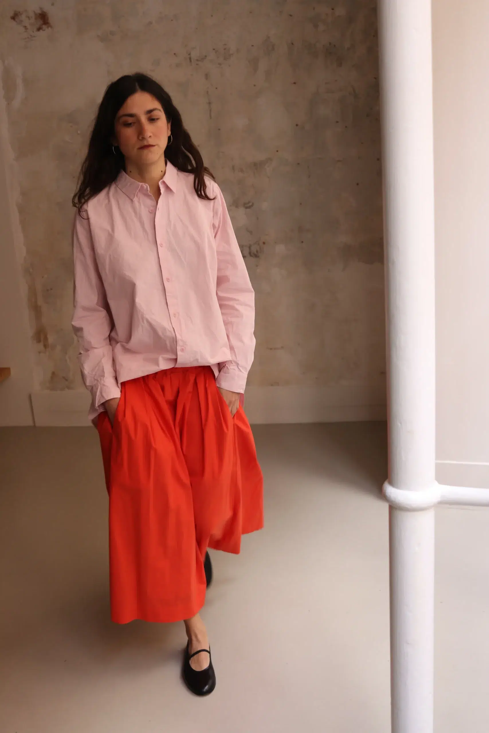 Casey Casey - SIMPLE RIDEAUX SKIRT 26FJ242 - FURY