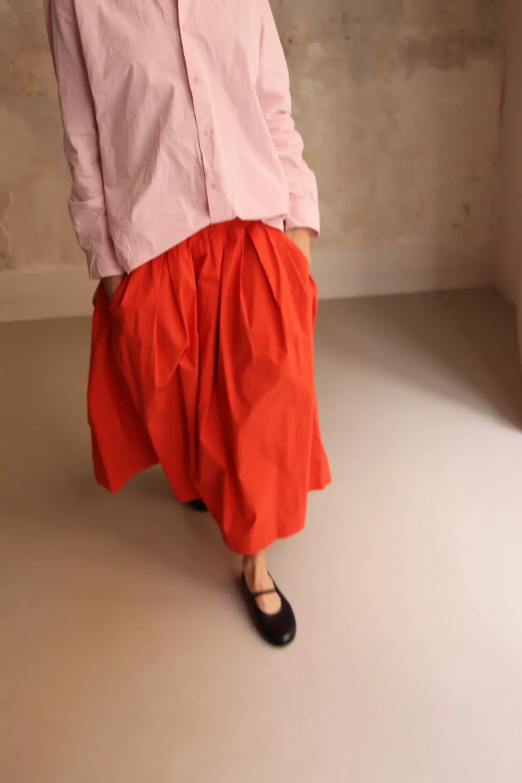 Casey Casey - SIMPLE RIDEAUX SKIRT 26FJ242 - FURY