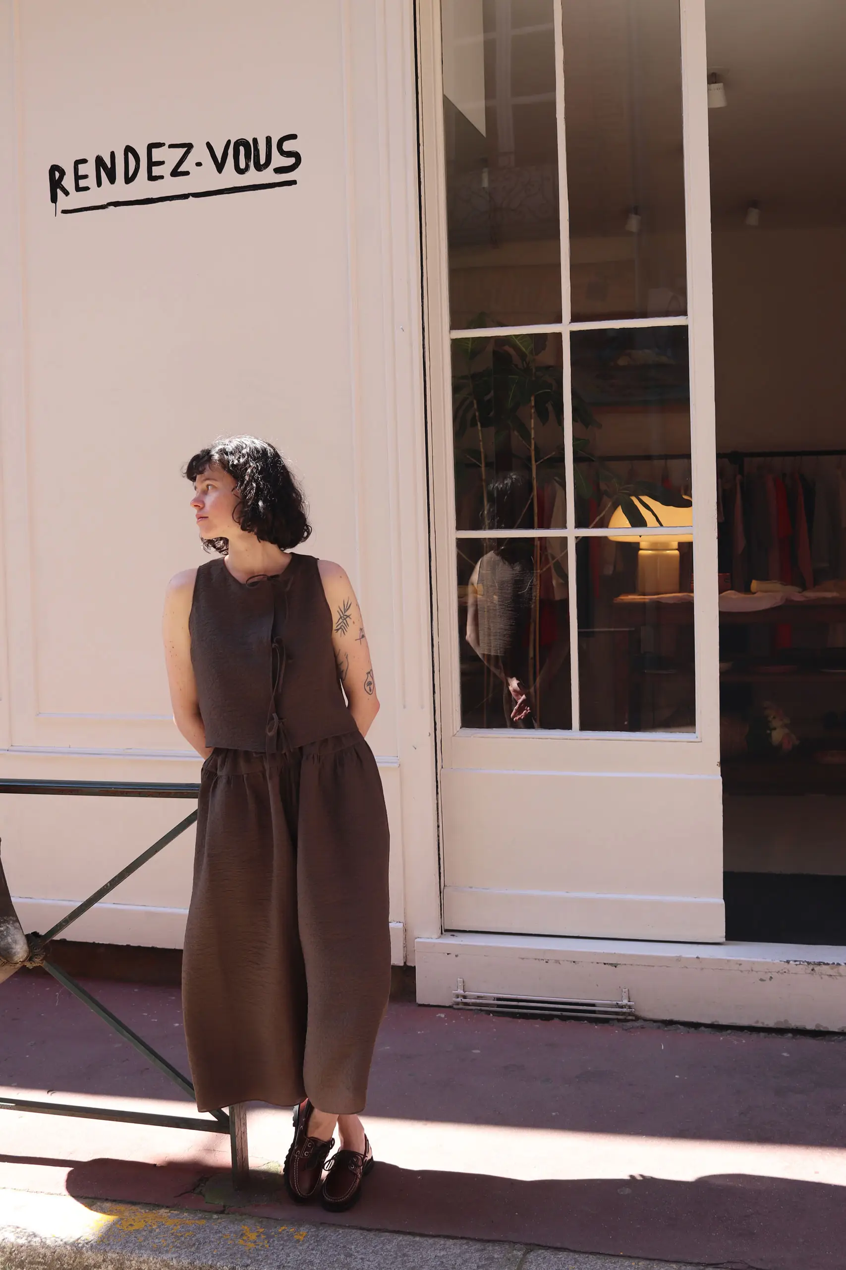 Eleph - ANOUK BOW TOP C9010302 - BROWN