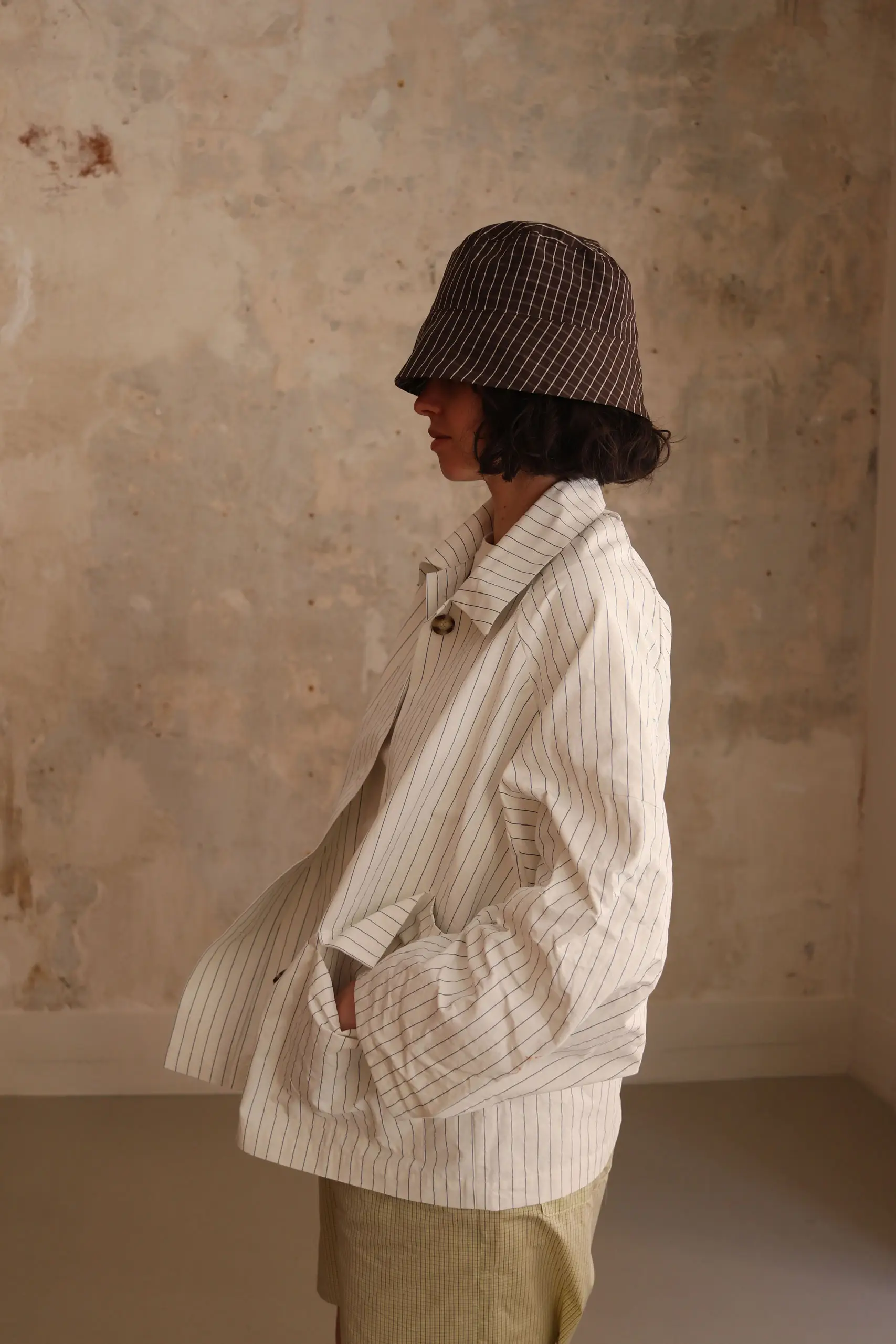 Eleph - ME HAT C9011301 - BROWN CHECK