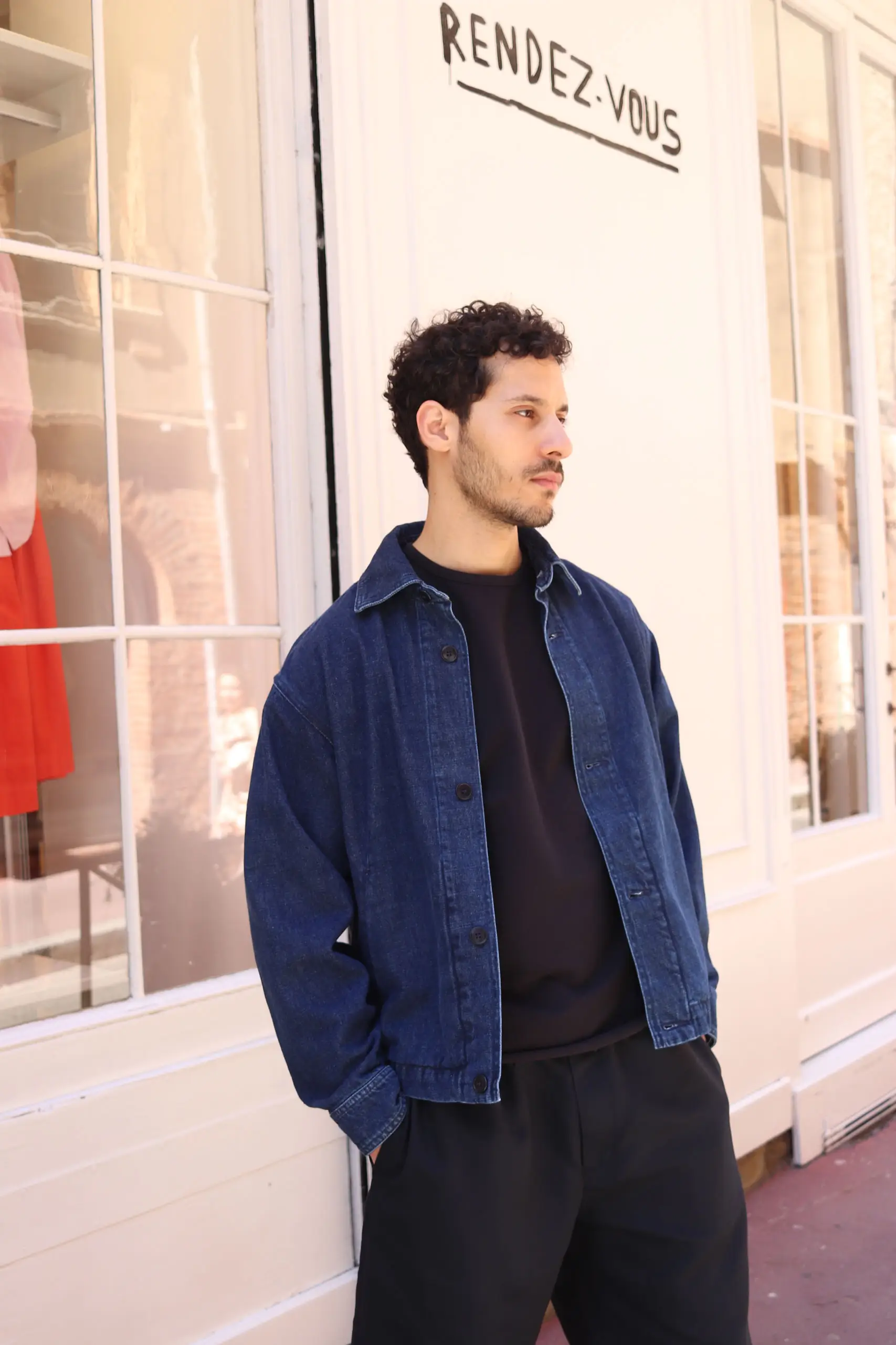 Arpenteur - LUX J MENS SHORT JACKET - DARK INDIGO