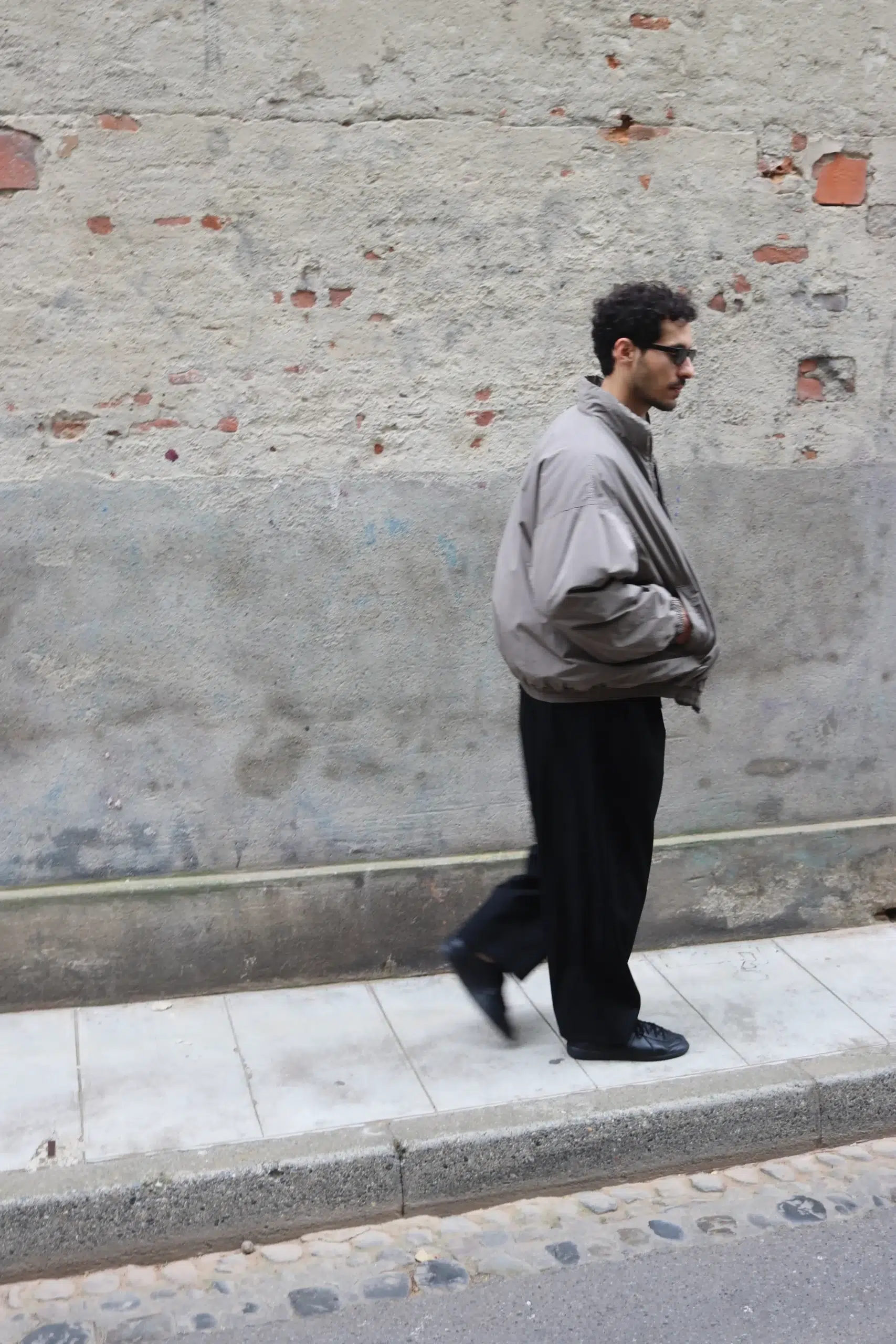 STEIN - WINDPROOF NYLON PADDED JACKET ST.1375 - TAUPE