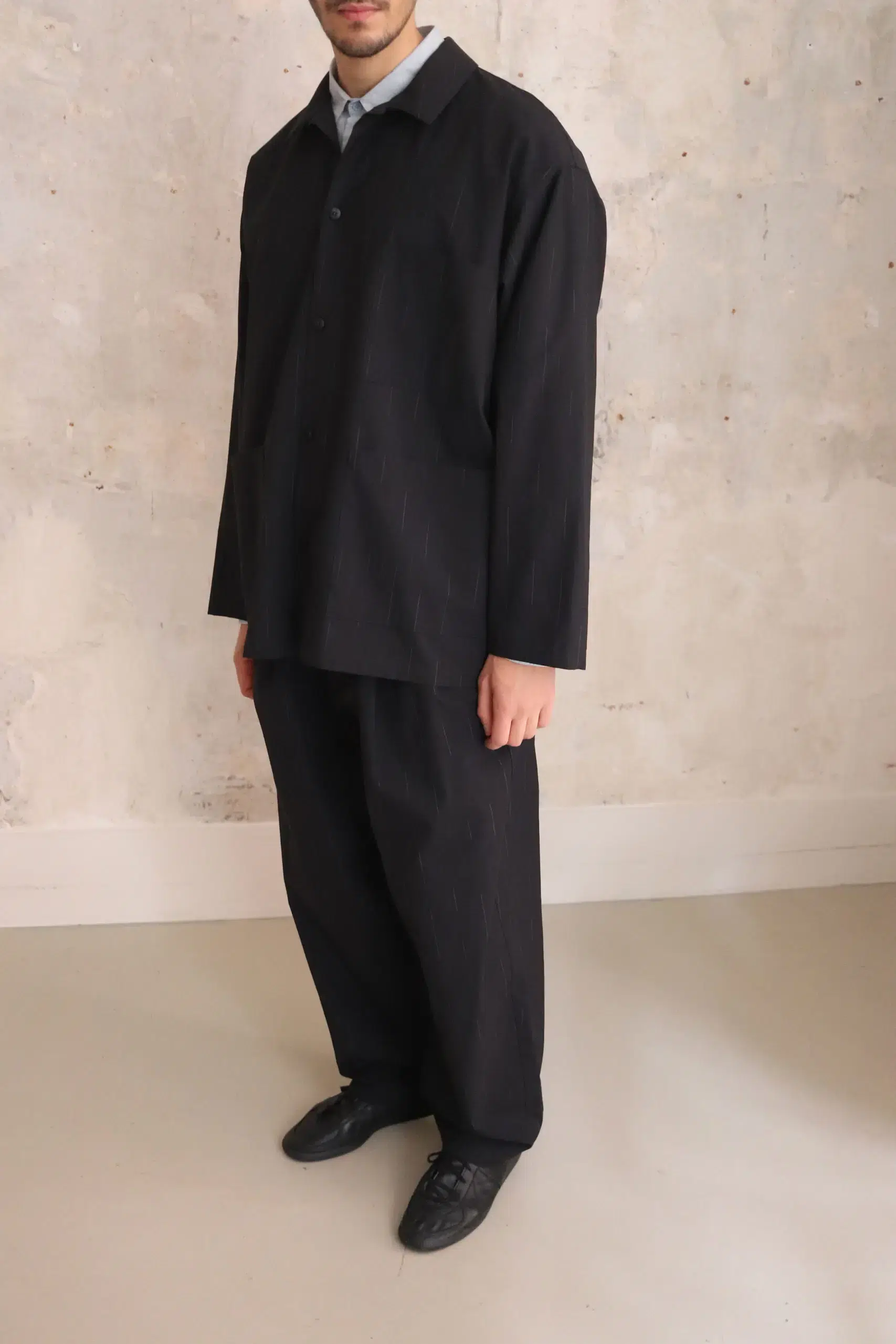 Yoko Sakamoto - WORK SHIRT - BLACK(L)