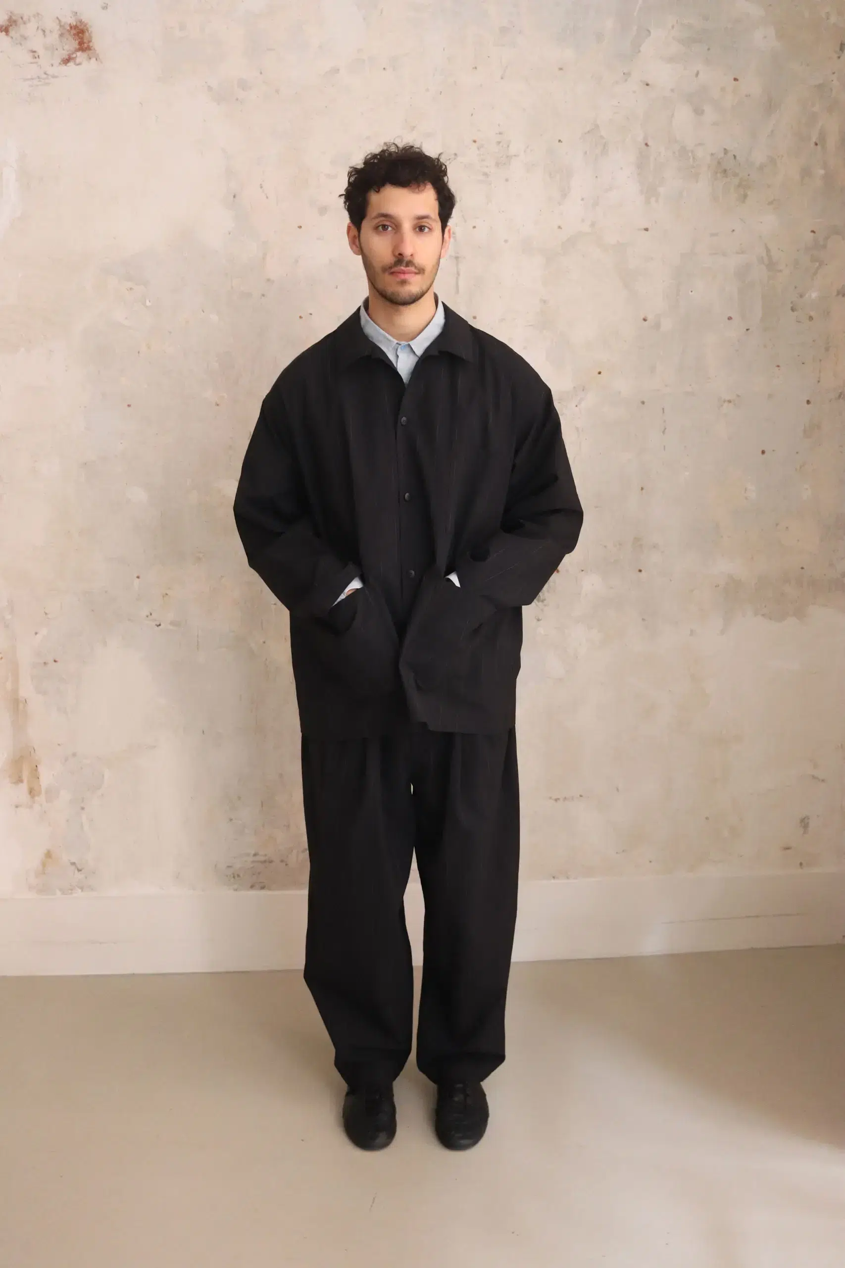 Yoko Sakamoto - WORK SHIRT - BLACK(L)