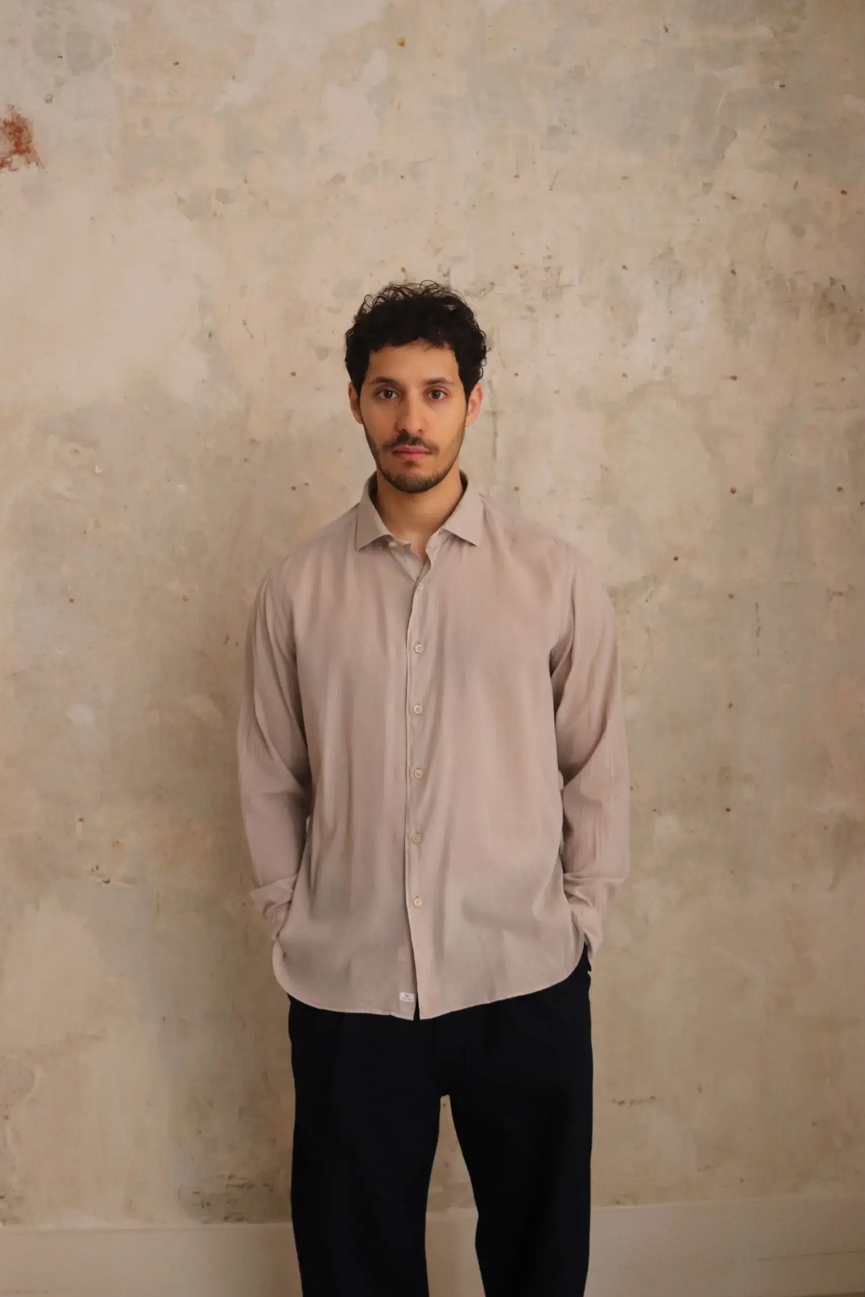 Everyday Shirts - MEN REGENT7 76T2920 - NAT UNITO TINTO CAPO / GAR.DYED NAT PLAIN