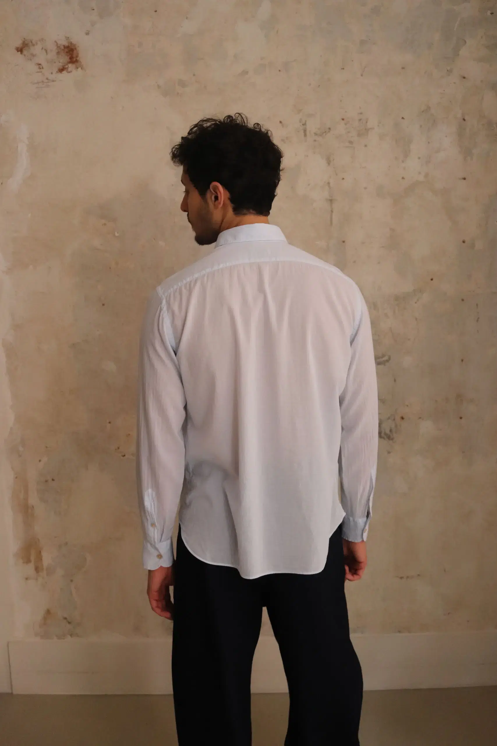 Everyday Shirts - MEN REGENT7 76T2620 - CELESTE UNITO TINTO CAPO / GAR.DYED L.BLUE PLAIN