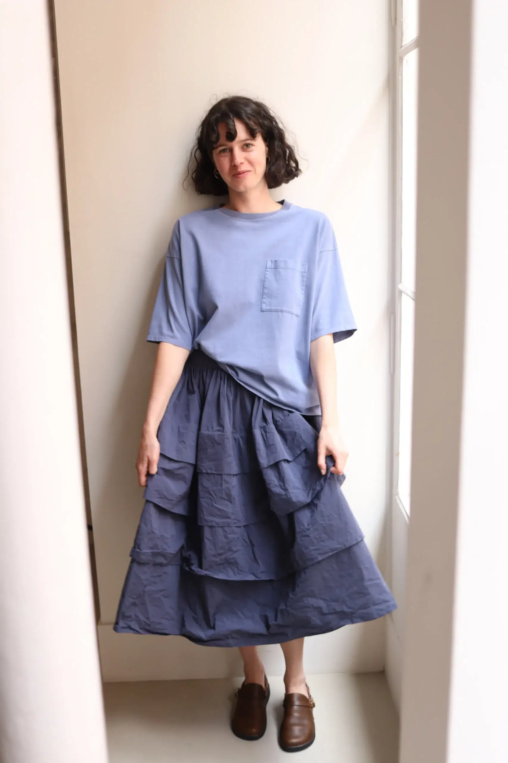 Dopple & Scent - Pigment-Dyed T-shirt DS01026 - Blue