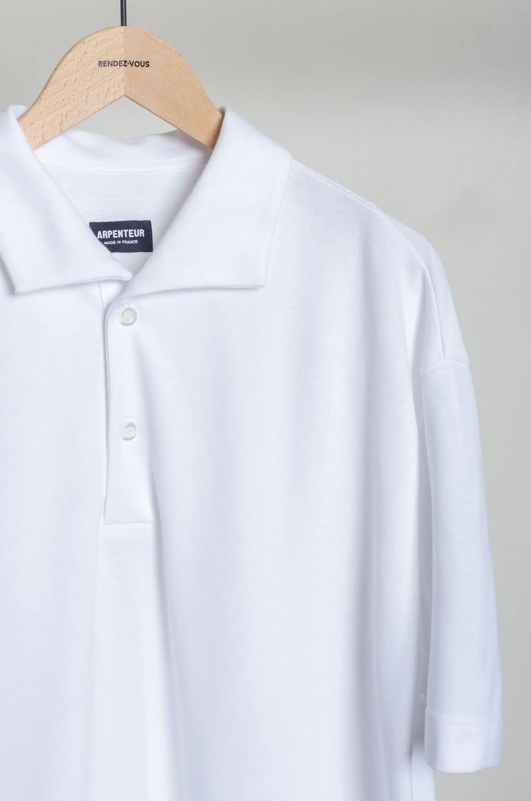 Arpenteur - MENS POLO - WHITE