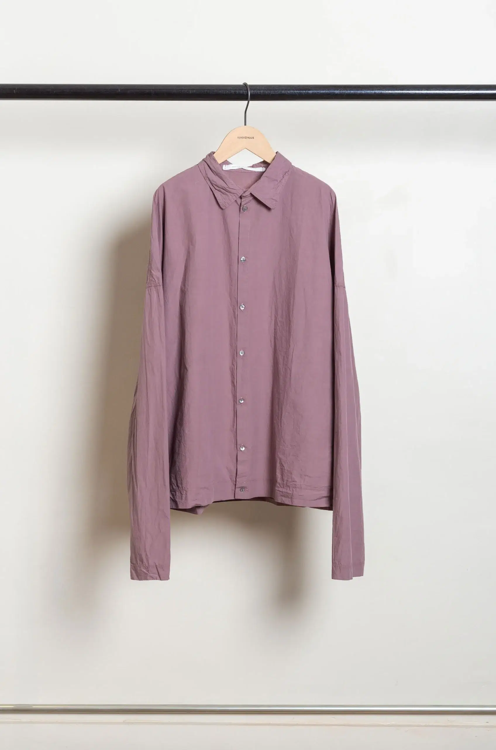 Album Di Famiglia - UNISEX COLLAR SHIRT TC - MAUVE