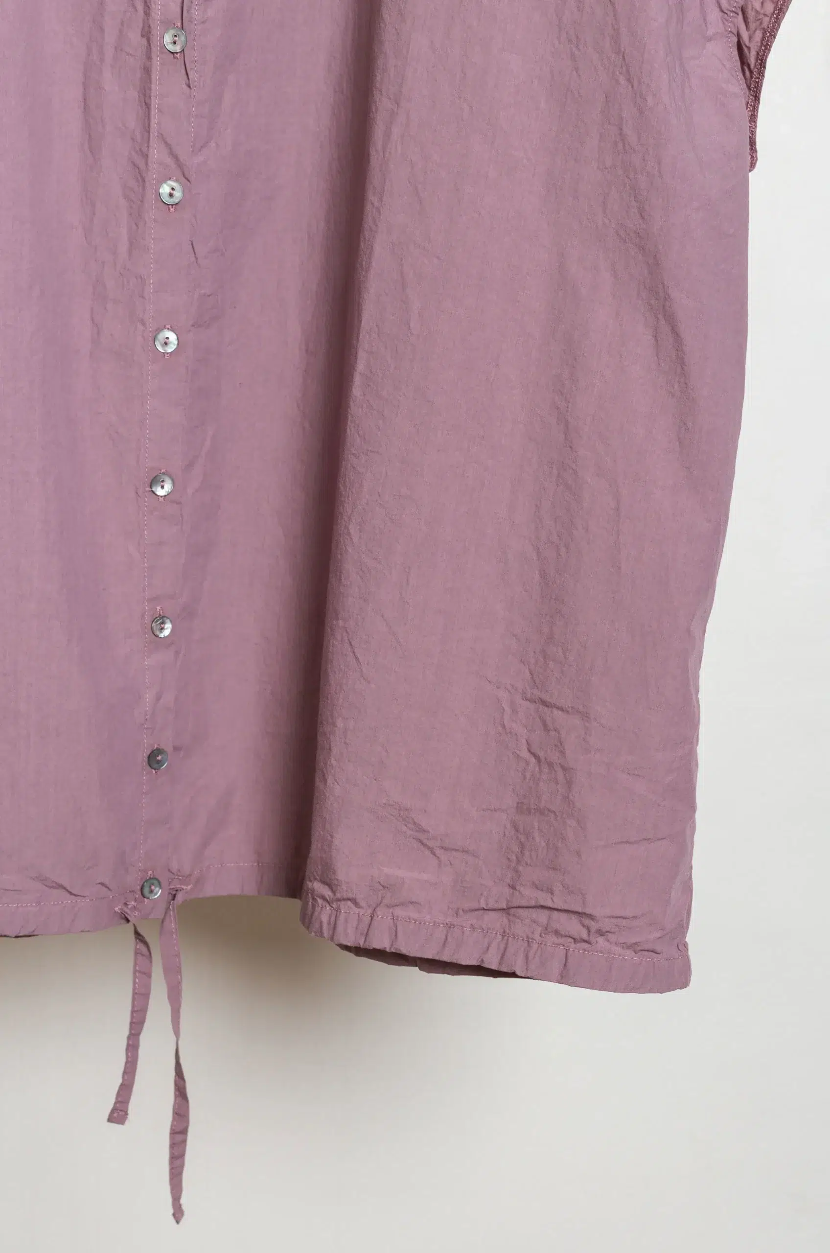 Album Di Famiglia - SHORT SLEEVELESS SHIRT TC - MAUVE