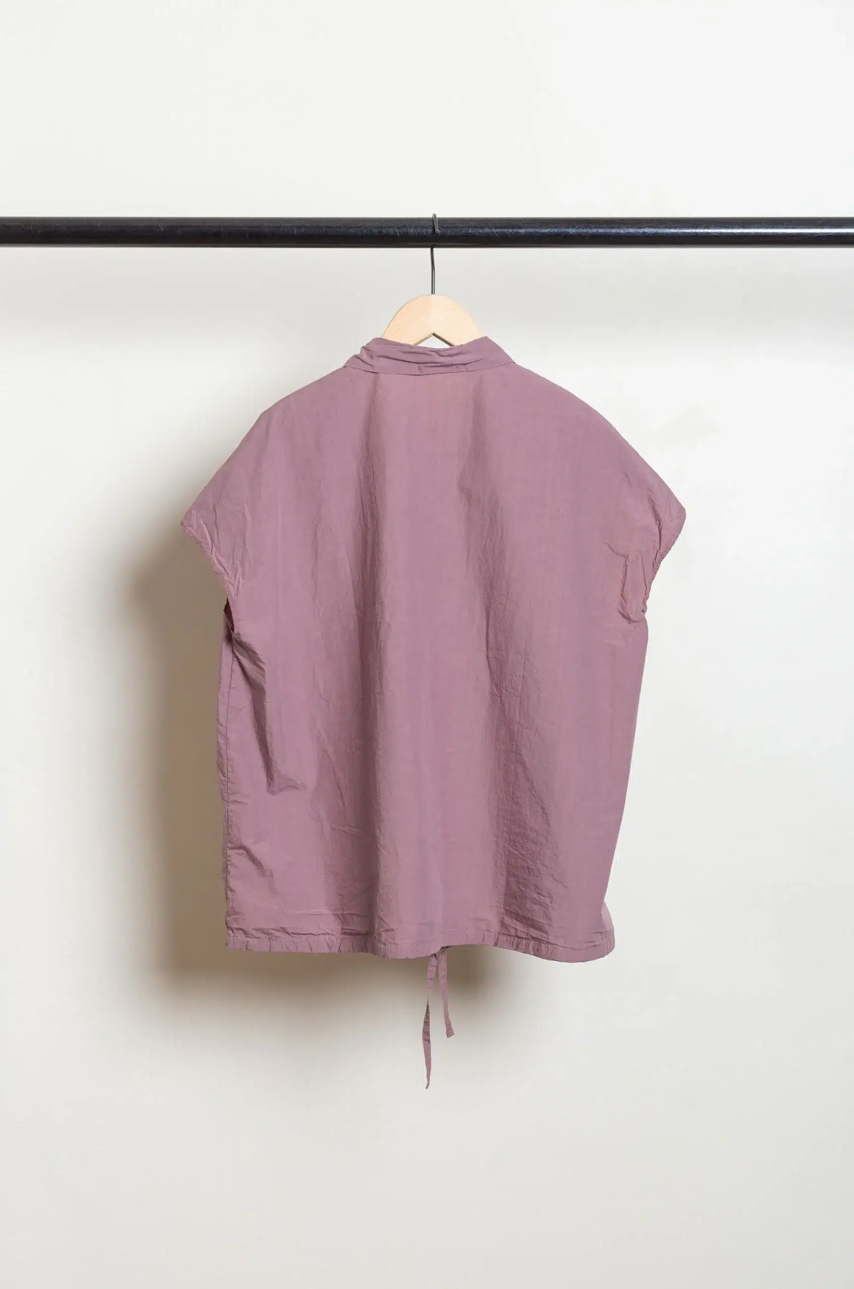Album Di Famiglia - SHORT SLEEVELESS SHIRT TC - MAUVE