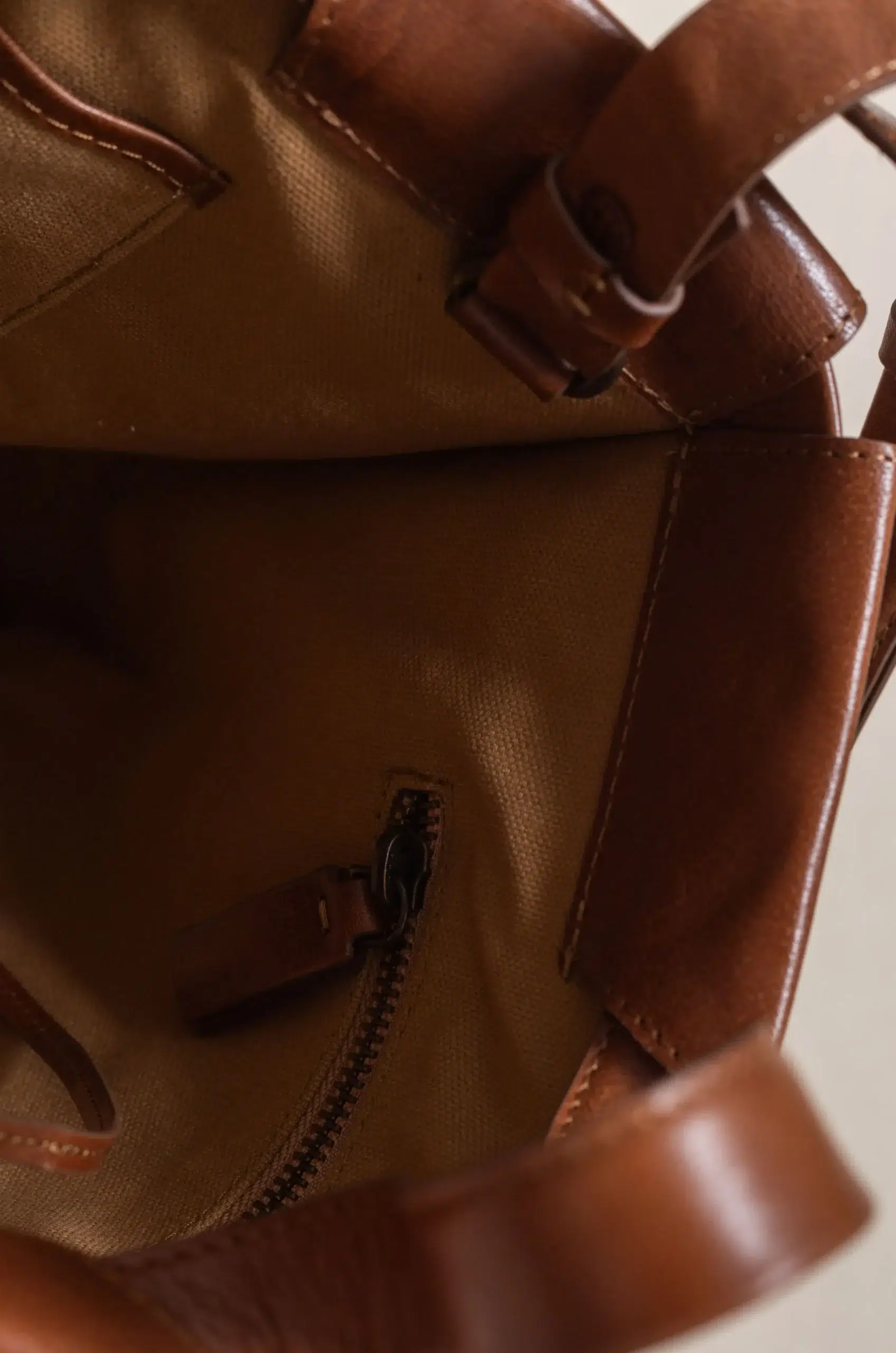 Bea Mombaers bags - SHOPPER S TUMBLED - COGNAC