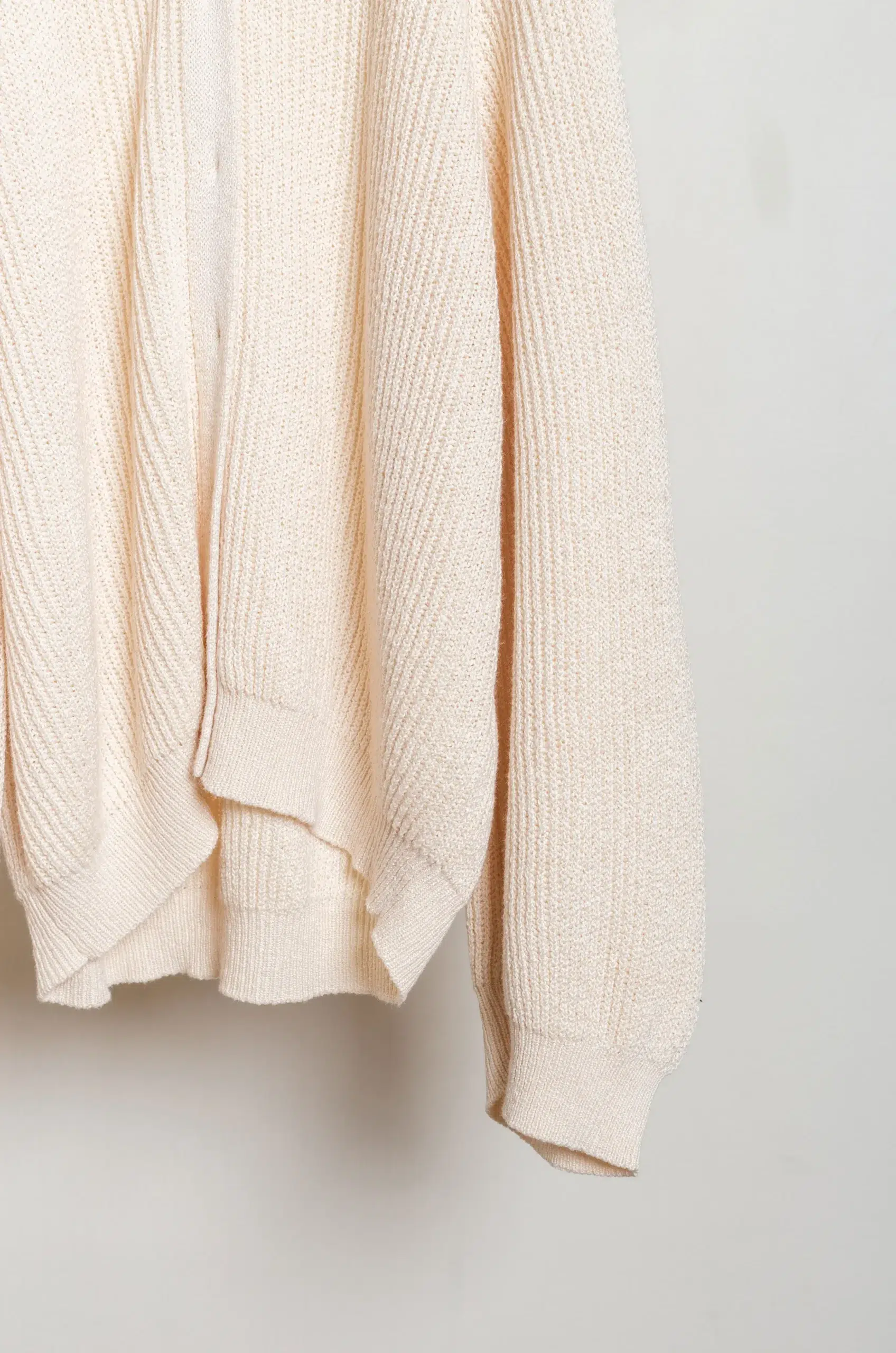 Boboutic - Shirt Cardigan Ribbed - Milk