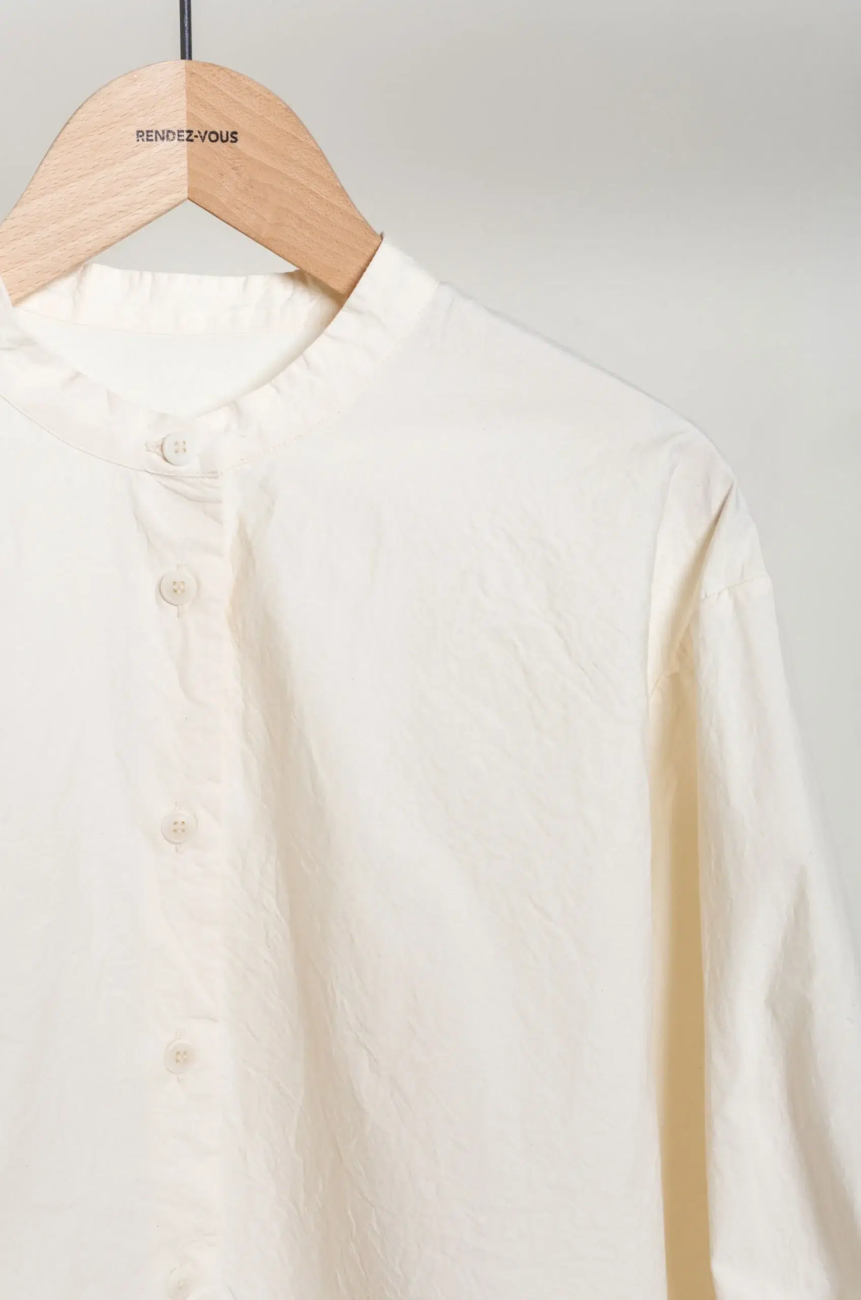 Casey Casey - BIGGY GRANDAD SHIRT 26FC405 - NATURAL