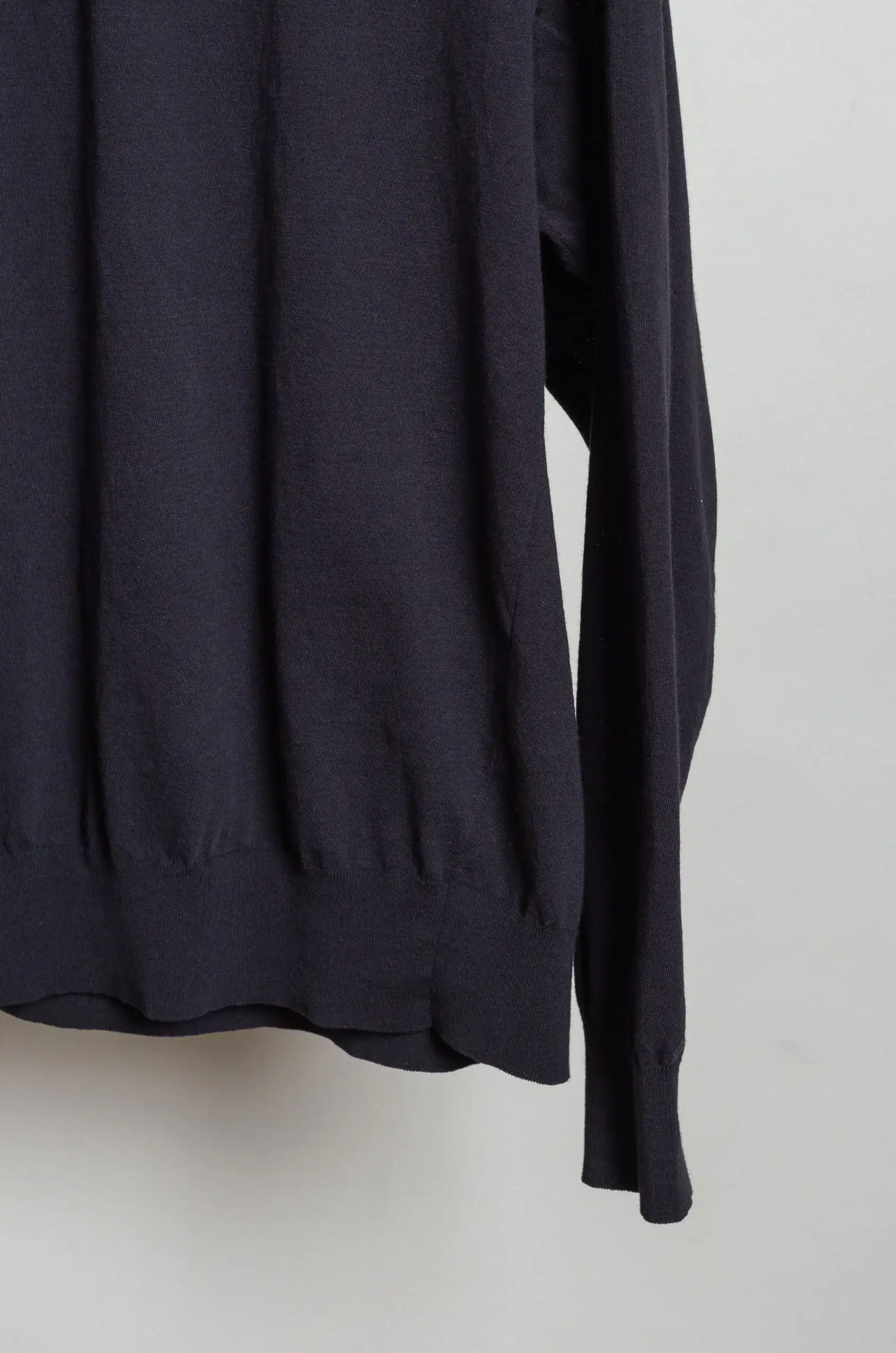 Comoli - COTTON KNIT POLO D01-06013 - BLACK