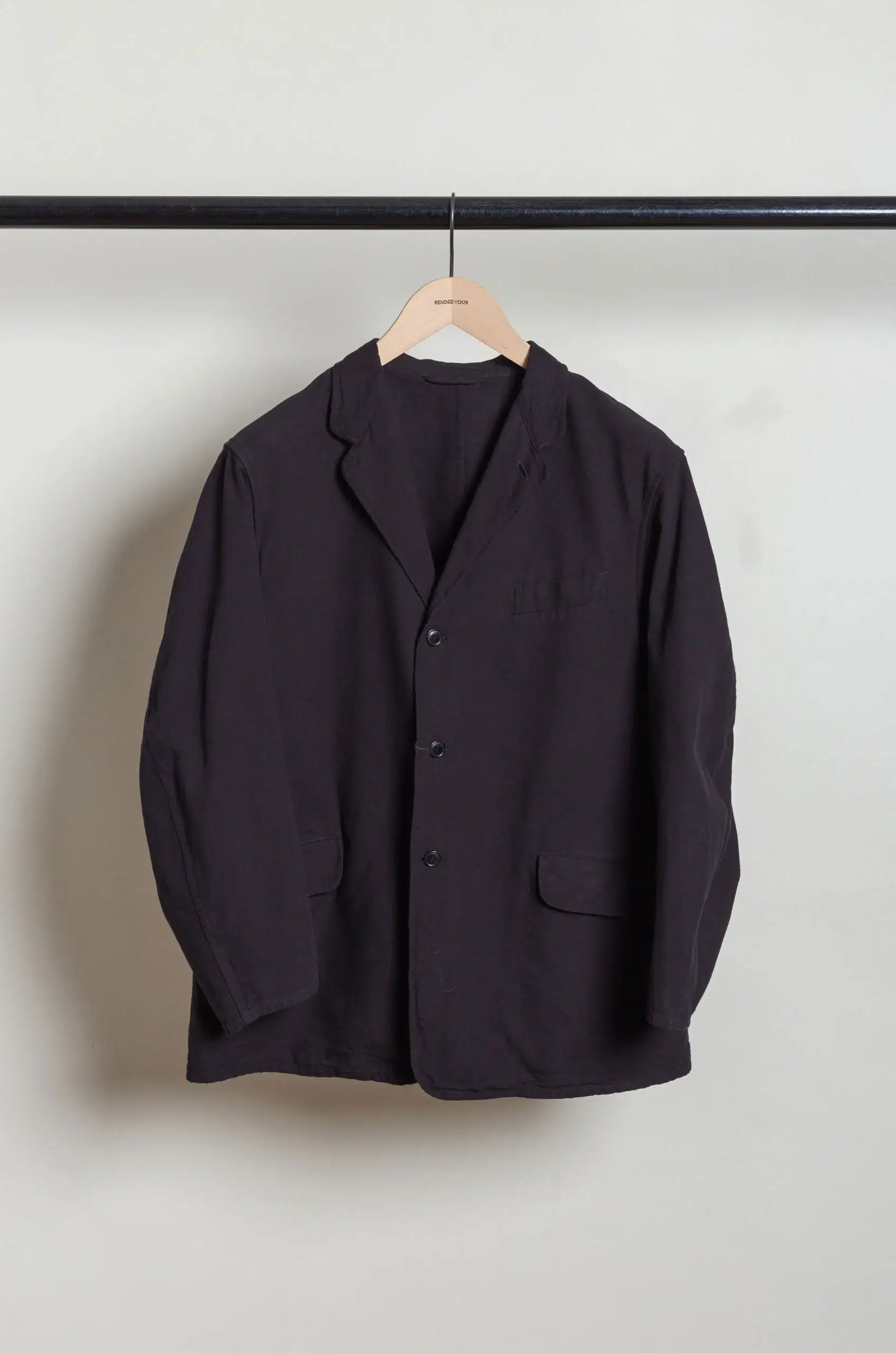 Comoli - COTTON DUCK JACKET D01-01012 - BLACK