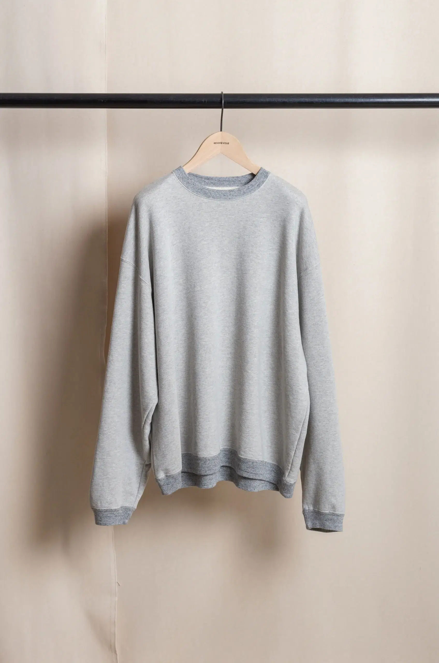 Dopple & Scent - French Terry Crewneck Sweatshirt DS01046 - Gray