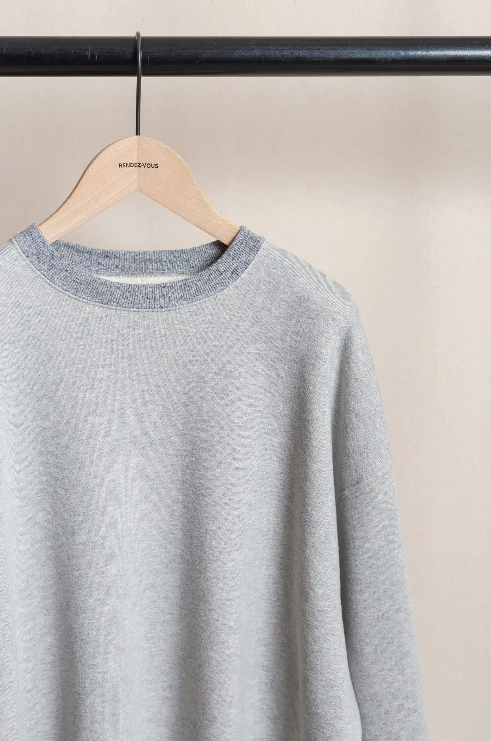 Dopple & Scent - French Terry Crewneck Sweatshirt DS01046 - Gray