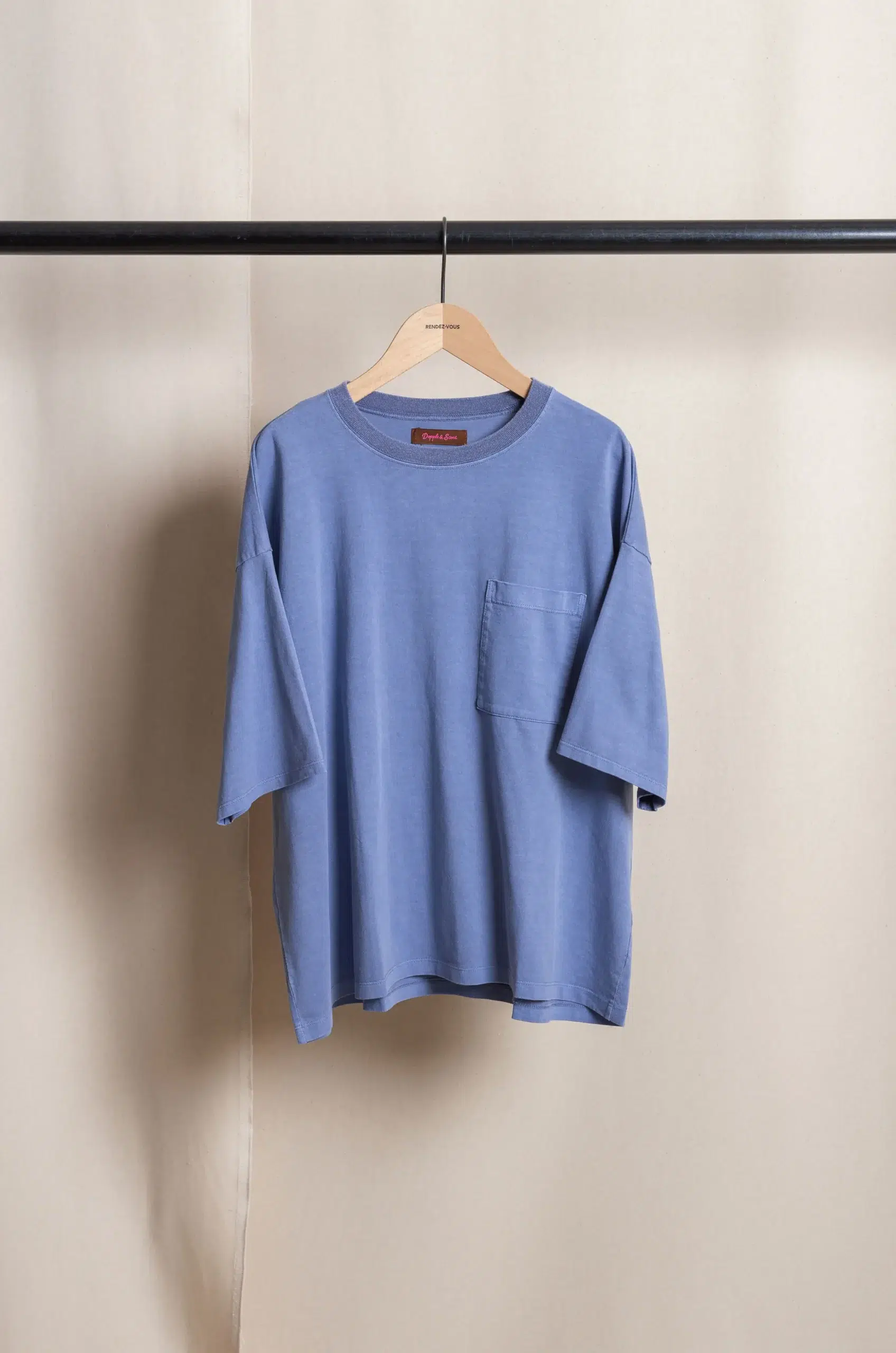 Dopple & Scent - Pigment-Dyed T-shirt DS01026 - Blue