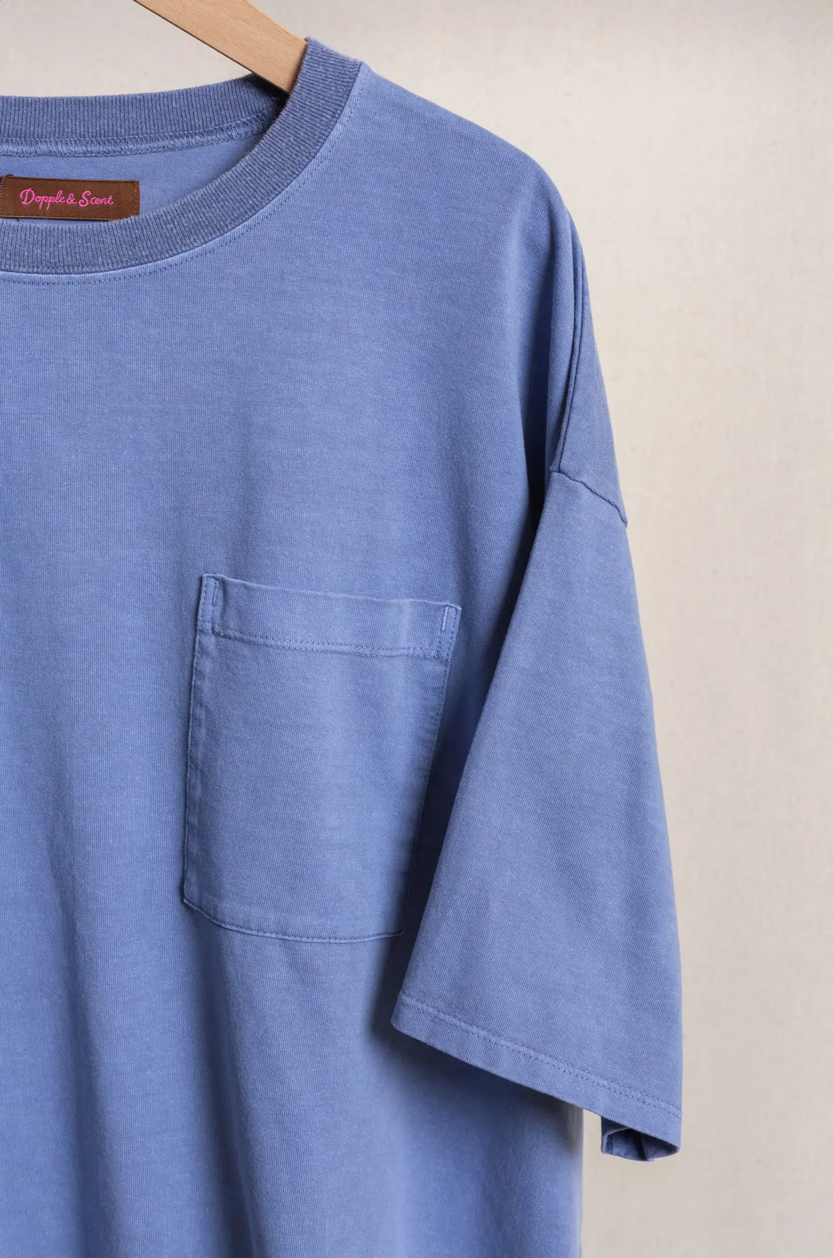 Dopple & Scent - Pigment-Dyed T-shirt DS01026 - Blue