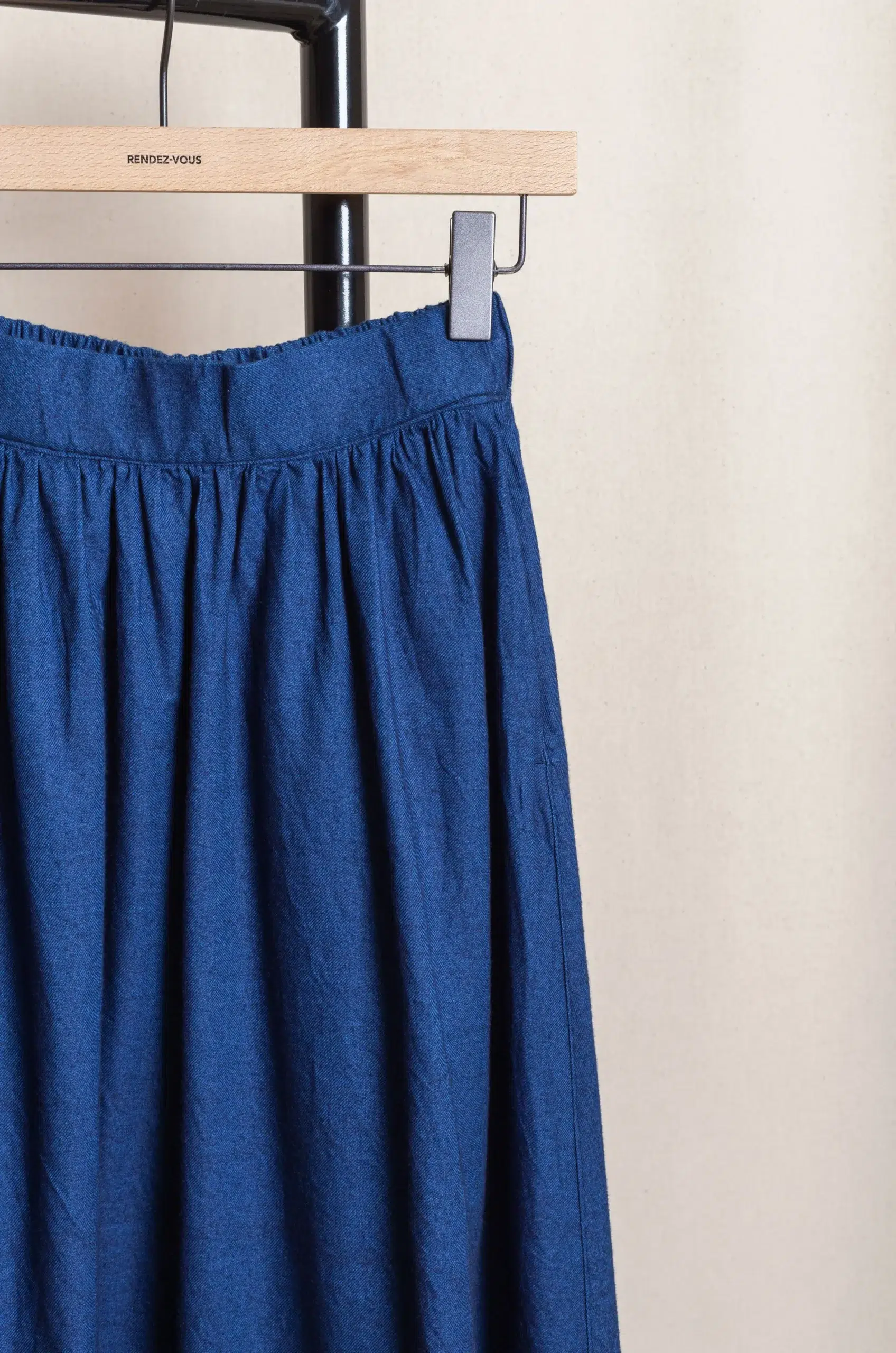 Dopple & Scent - Gathered Skirt DS01009 - Indigo