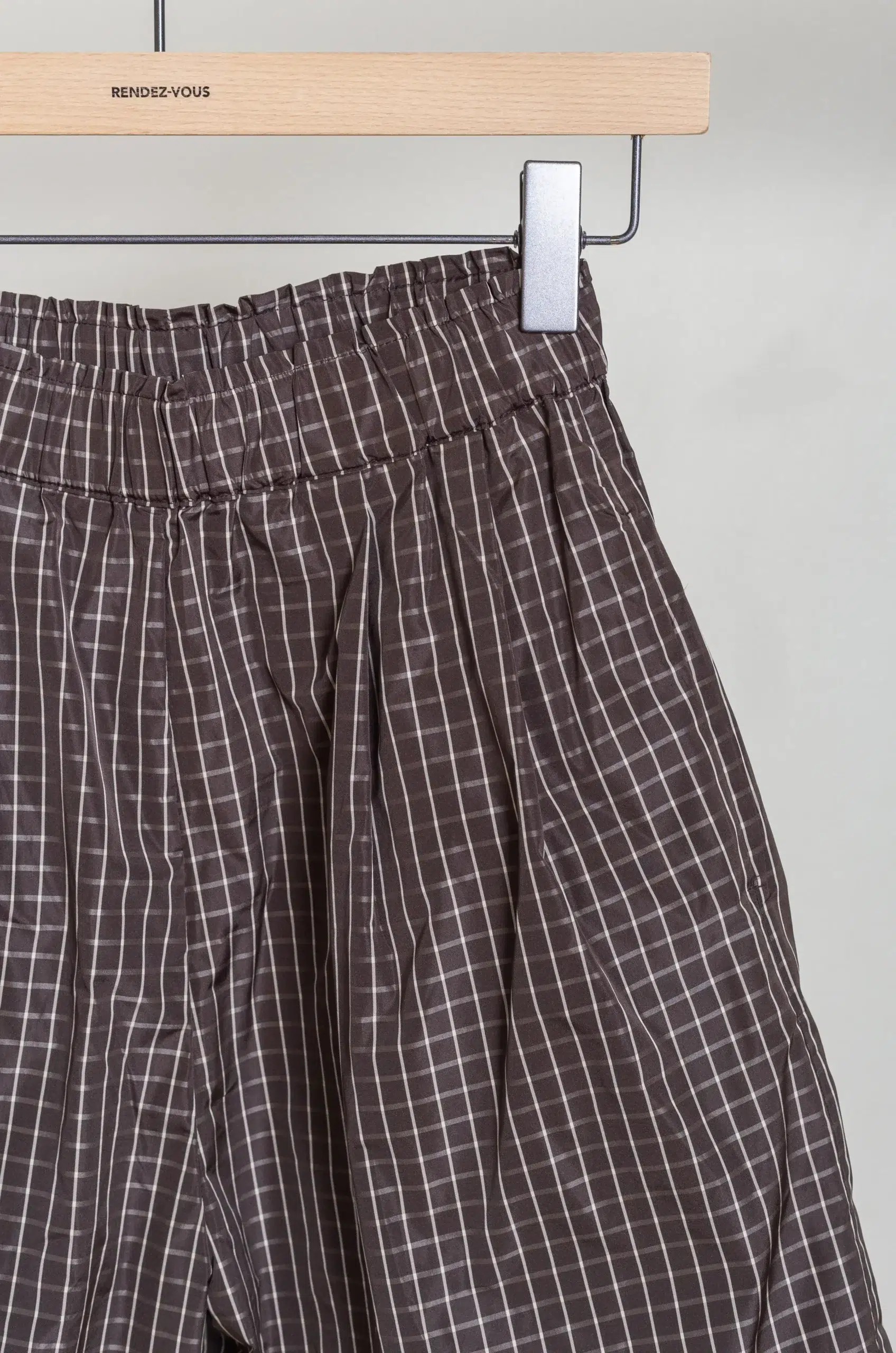 Eleph - LUCY SHORTS C9011001 - BROWN CHECK