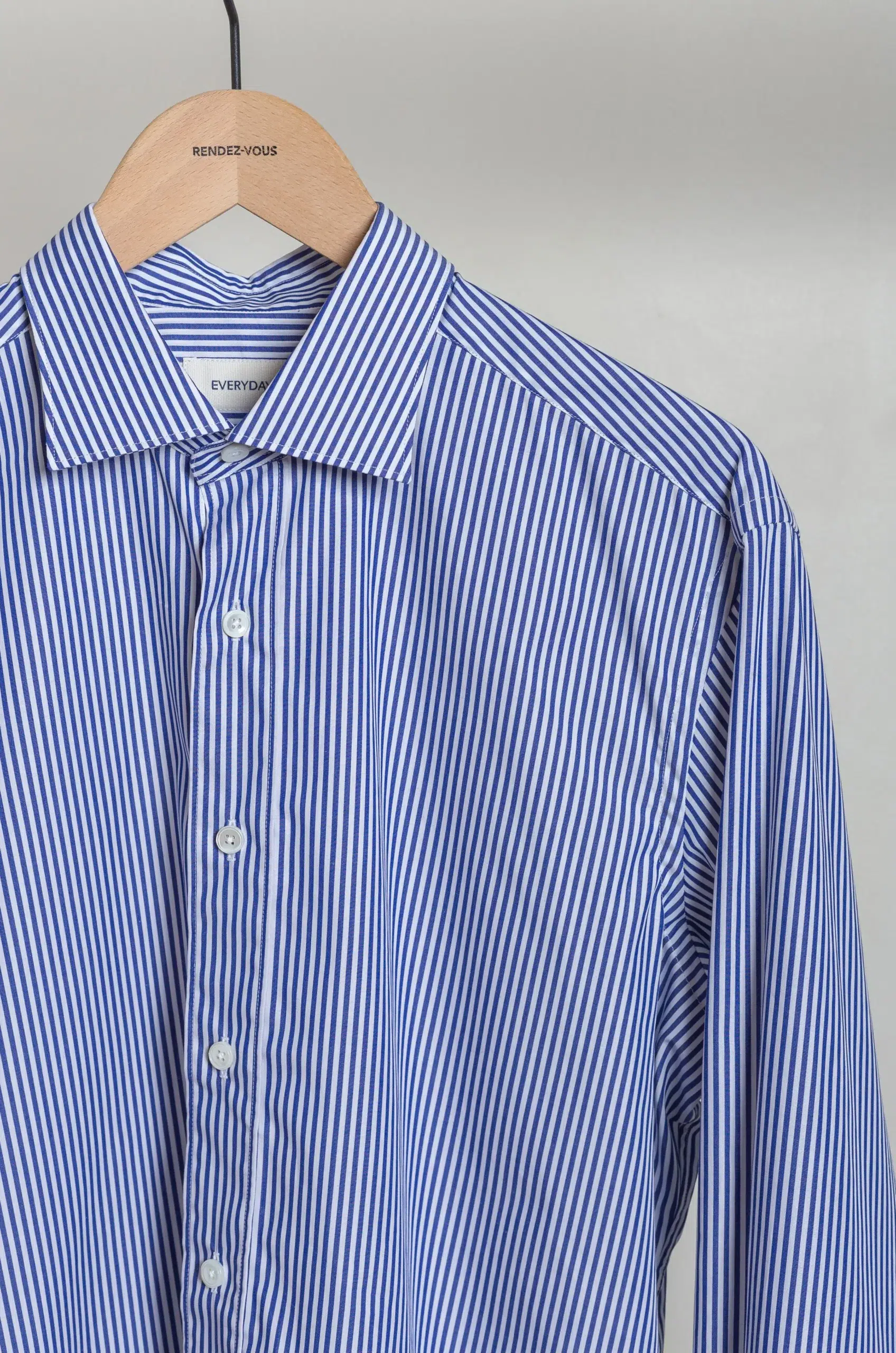 Everyday Shirts - REGENTSOFT W015608 - RIGA BLU / DARK BLUE STRIPED