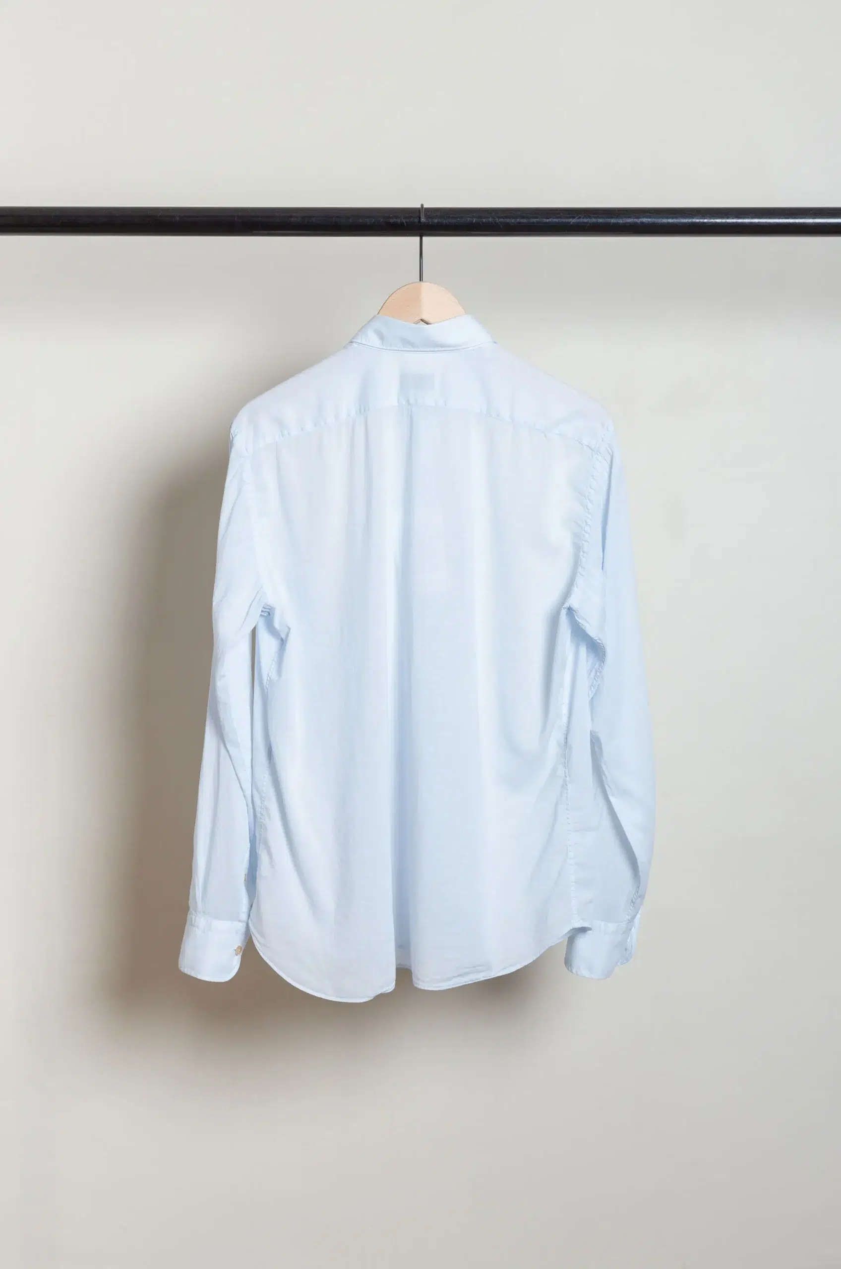 Everyday Shirts - MEN REGENT7 76T2620 - CELESTE UNITO TINTO CAPO / GAR.DYED L.BLUE PLAIN