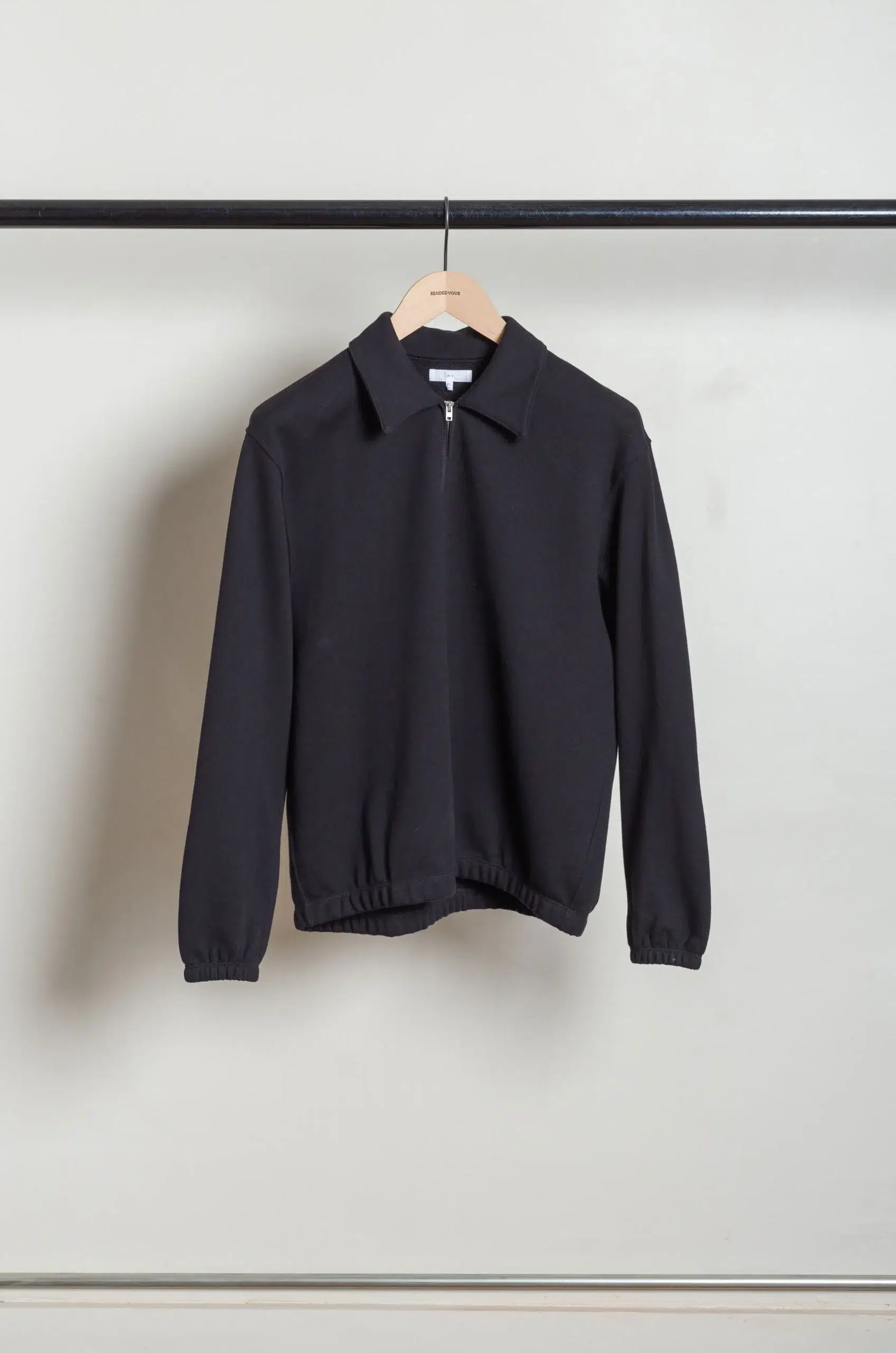 Lady White - TOPPER 1/4 ZIP - BLACK