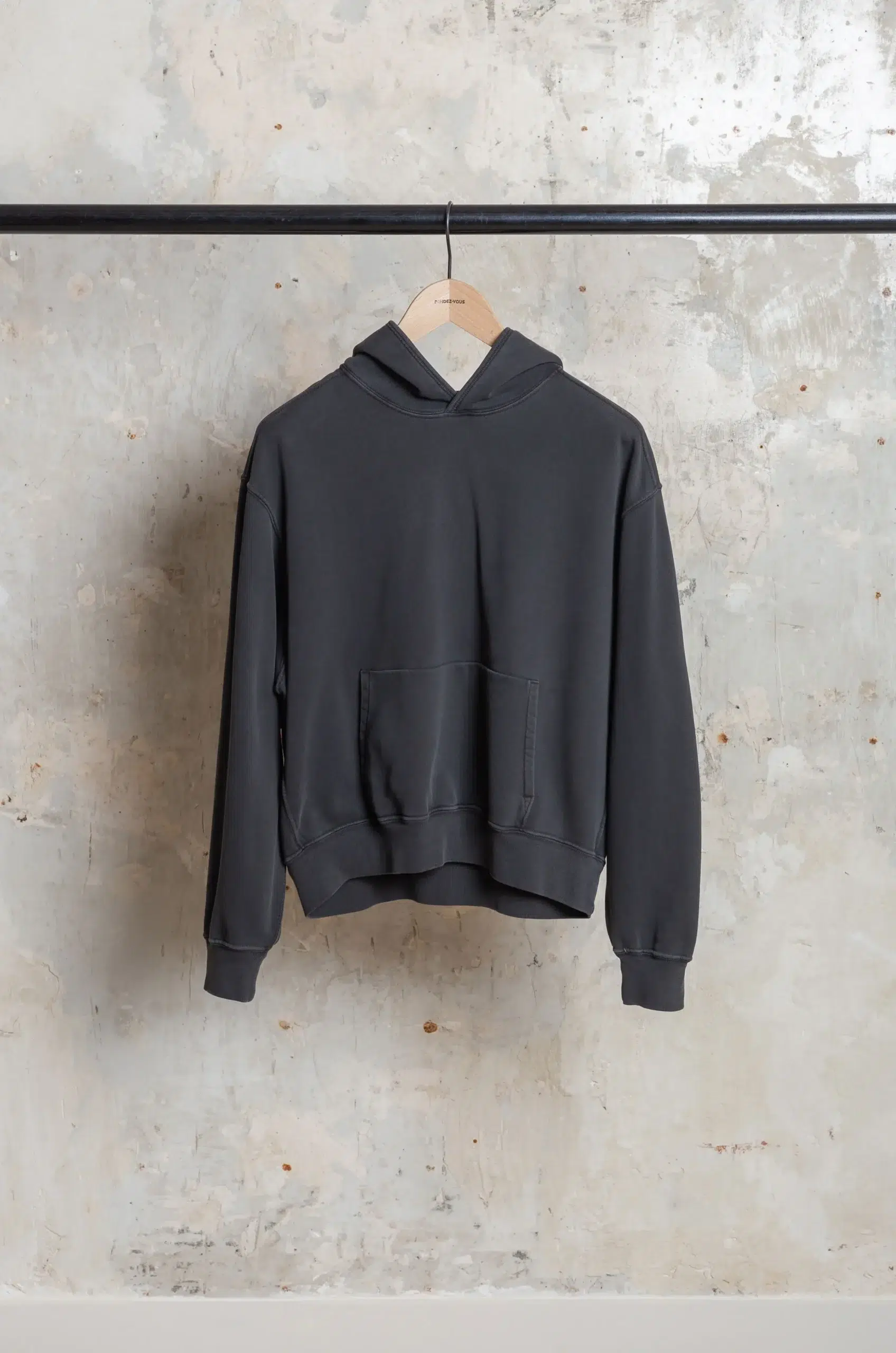 Lady White - MINI HOODIE - PIGMENT CHARCOAL