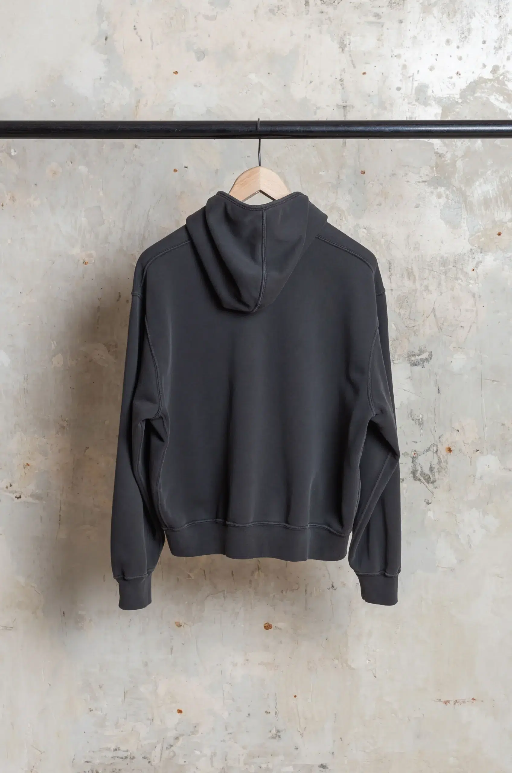 Lady White - MINI HOODIE - PIGMENT CHARCOAL