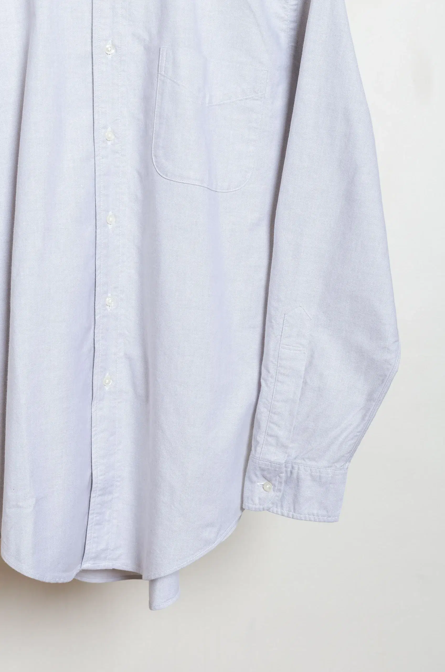 Orslow - OXFORD STANDARD BUTTON DOWN SHIRT 01-8112-62 - LIGHT GRAY