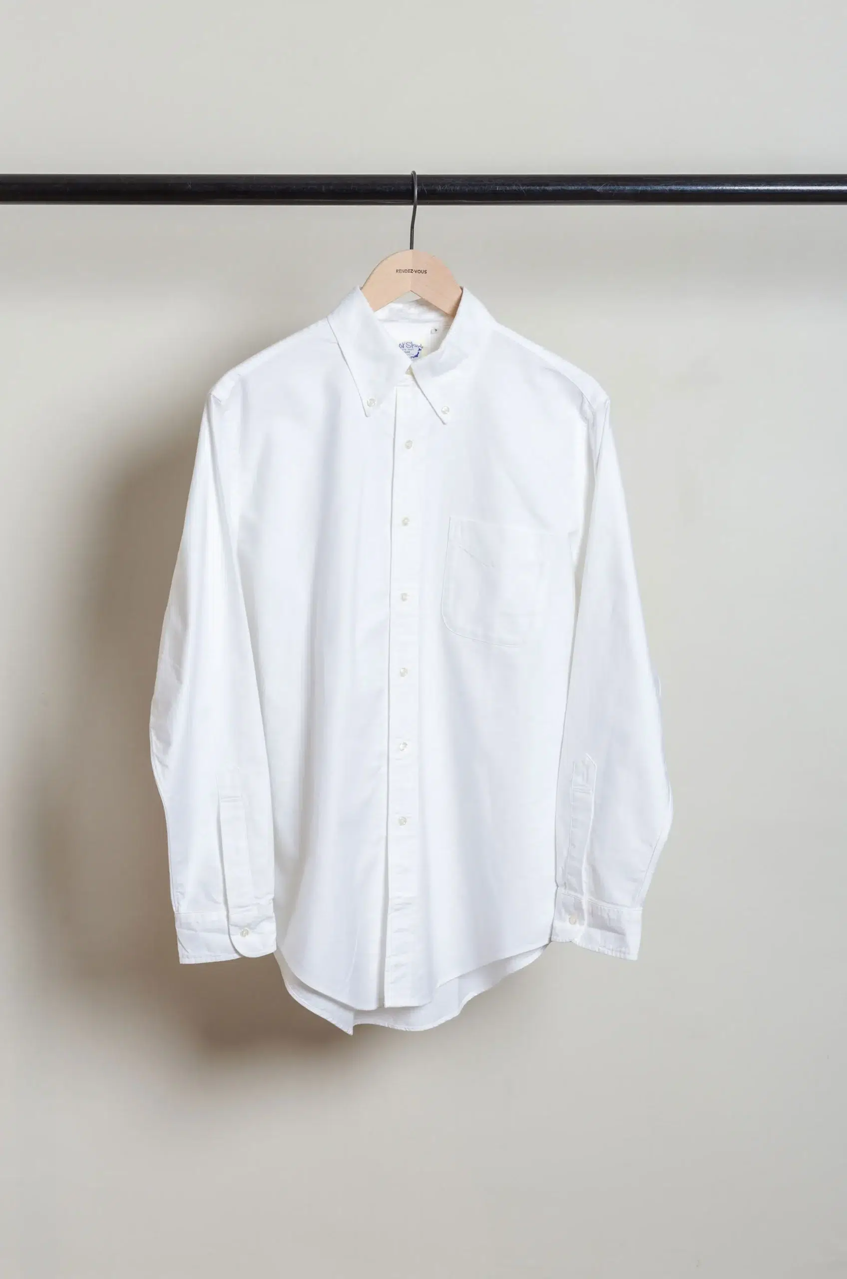 Orslow - OXFORD STANDARD BUTTON DOWN SHIRT 01-8112-69 - WHITE