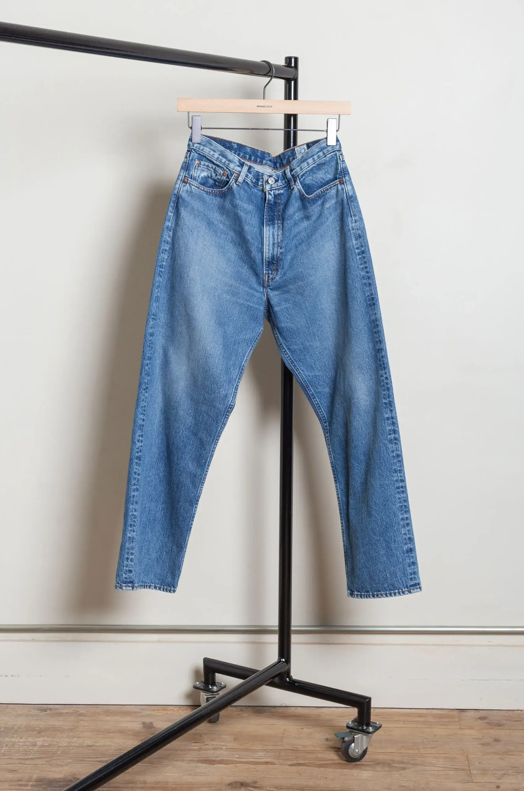 Orslow - 101 DAD'S FIT DENIM PANTS 01-1010W-95 - DENIM USED