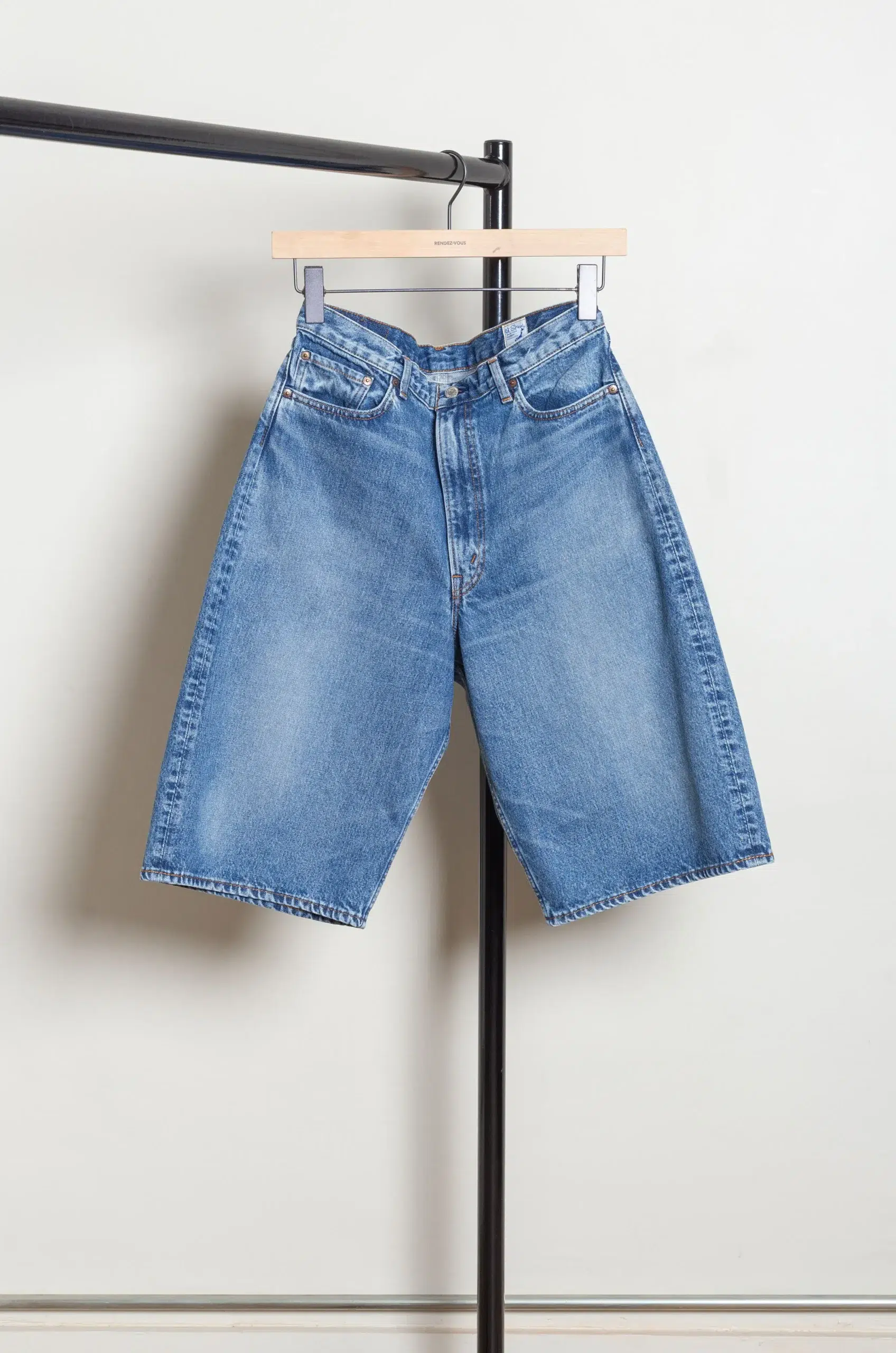 Orslow - SUPER DAD'S FIT SHORTS 01-7100W-95 - DENIM USED